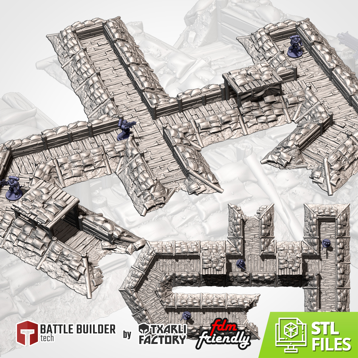 MODULAR TRENCHES WWII