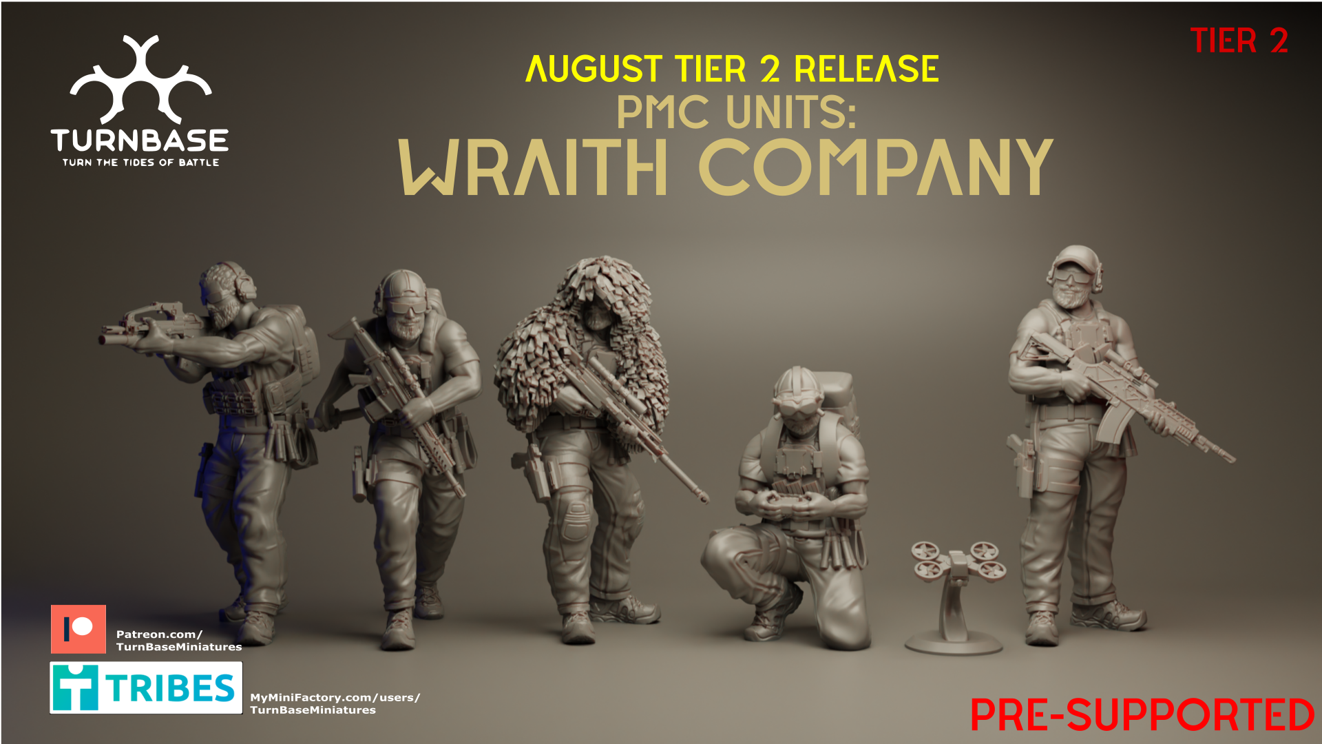 Turnbase Miniatures: Wraith Company