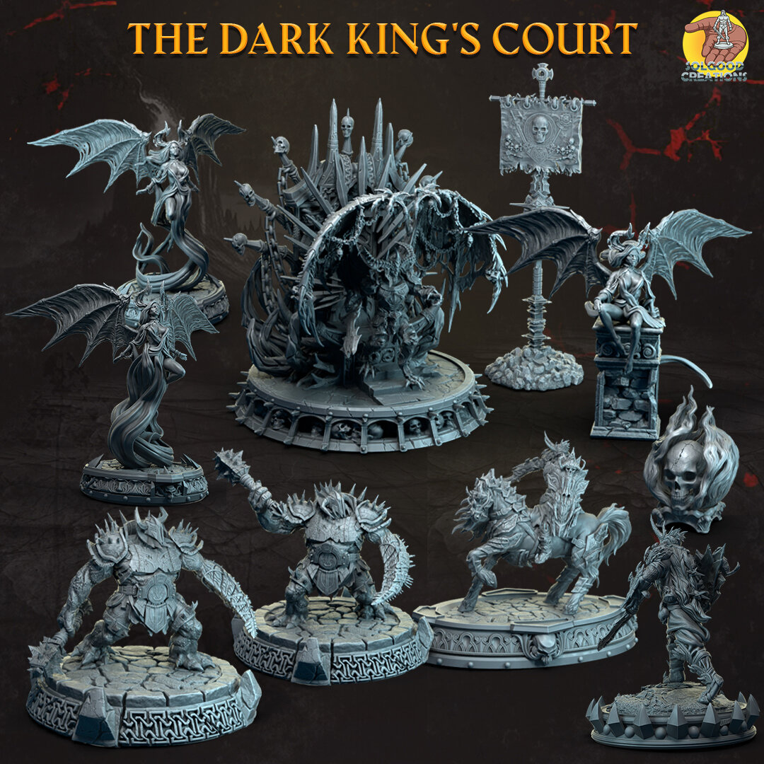 Diorama - The Dark King's Court | Pre-Supported