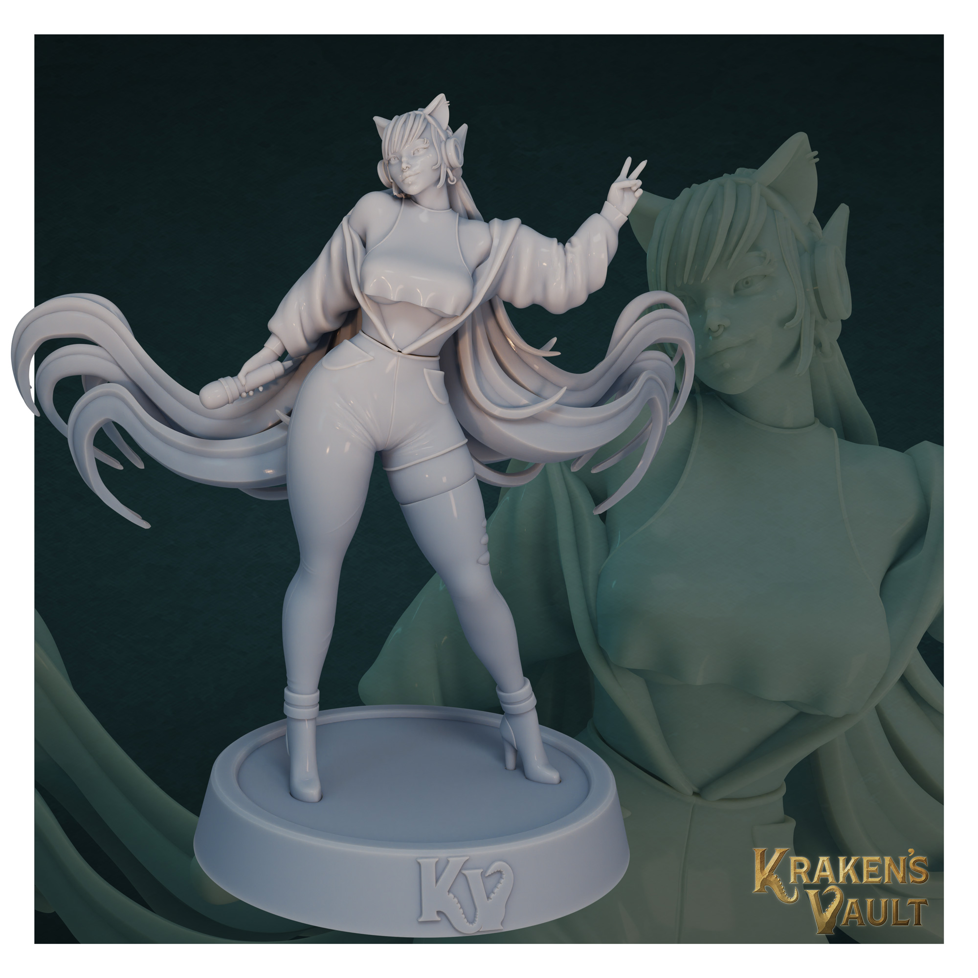 Cyberpop Star Statuette