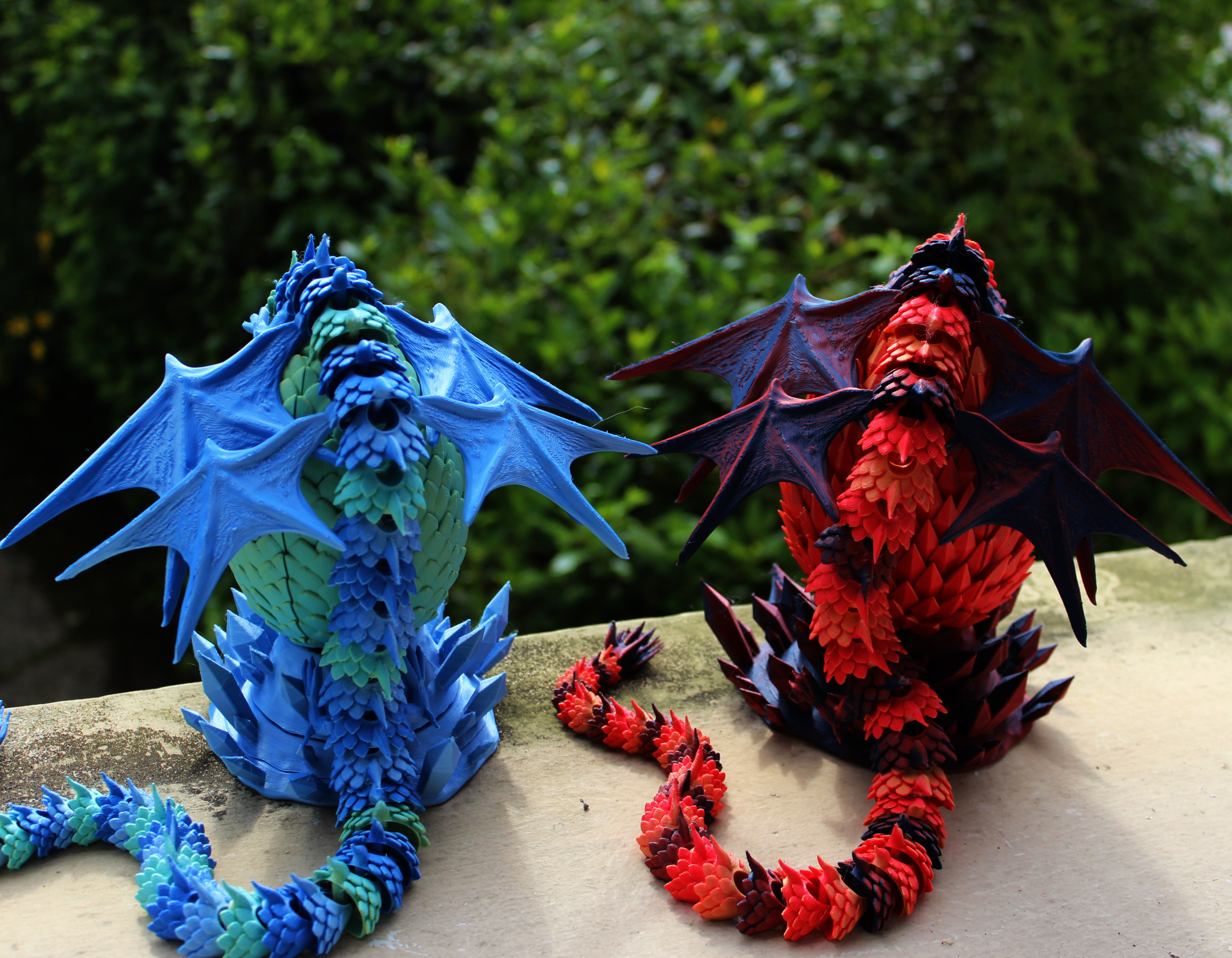 Dragon ailé / sans supports