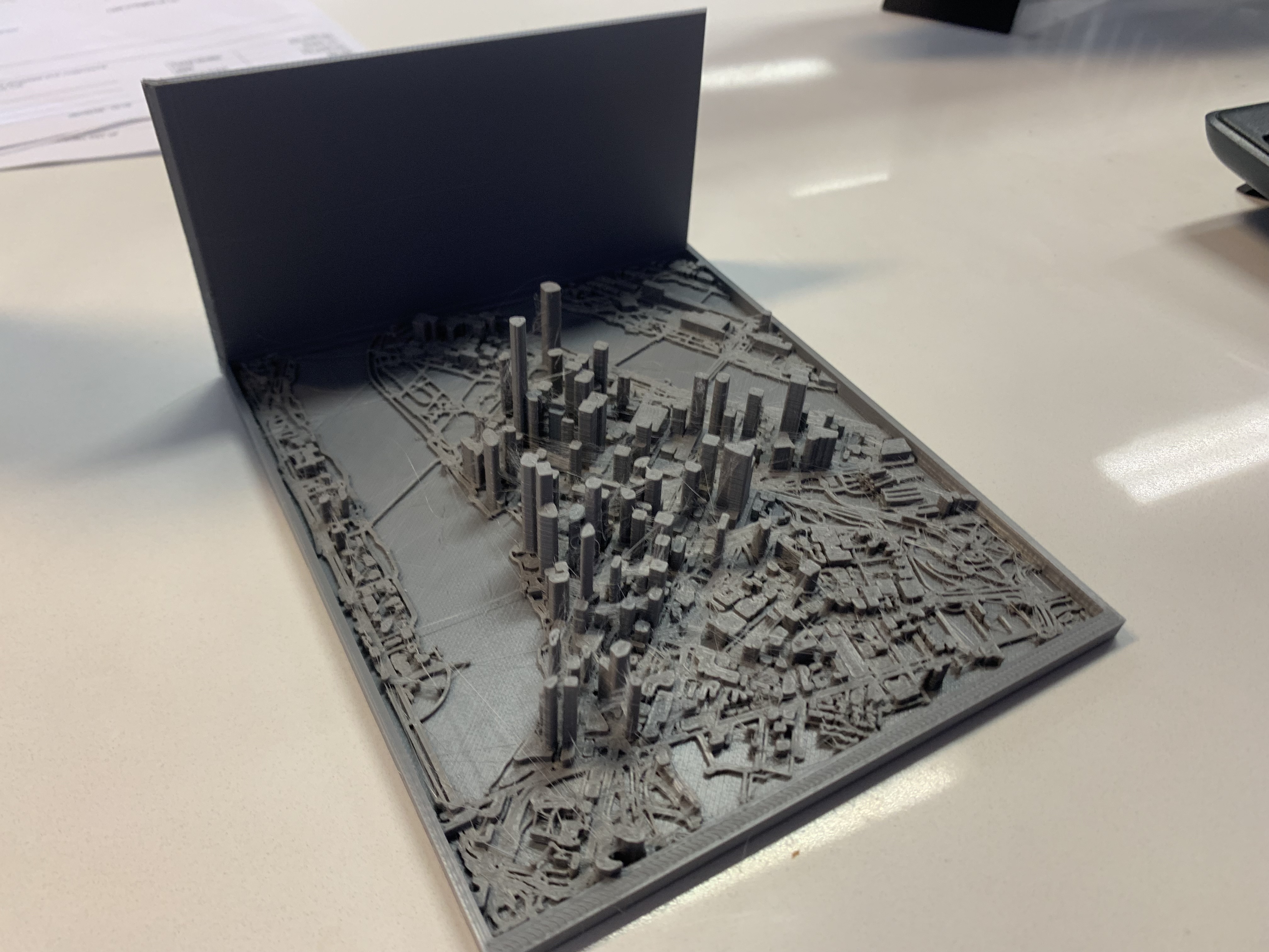 Minimalist City Bookend