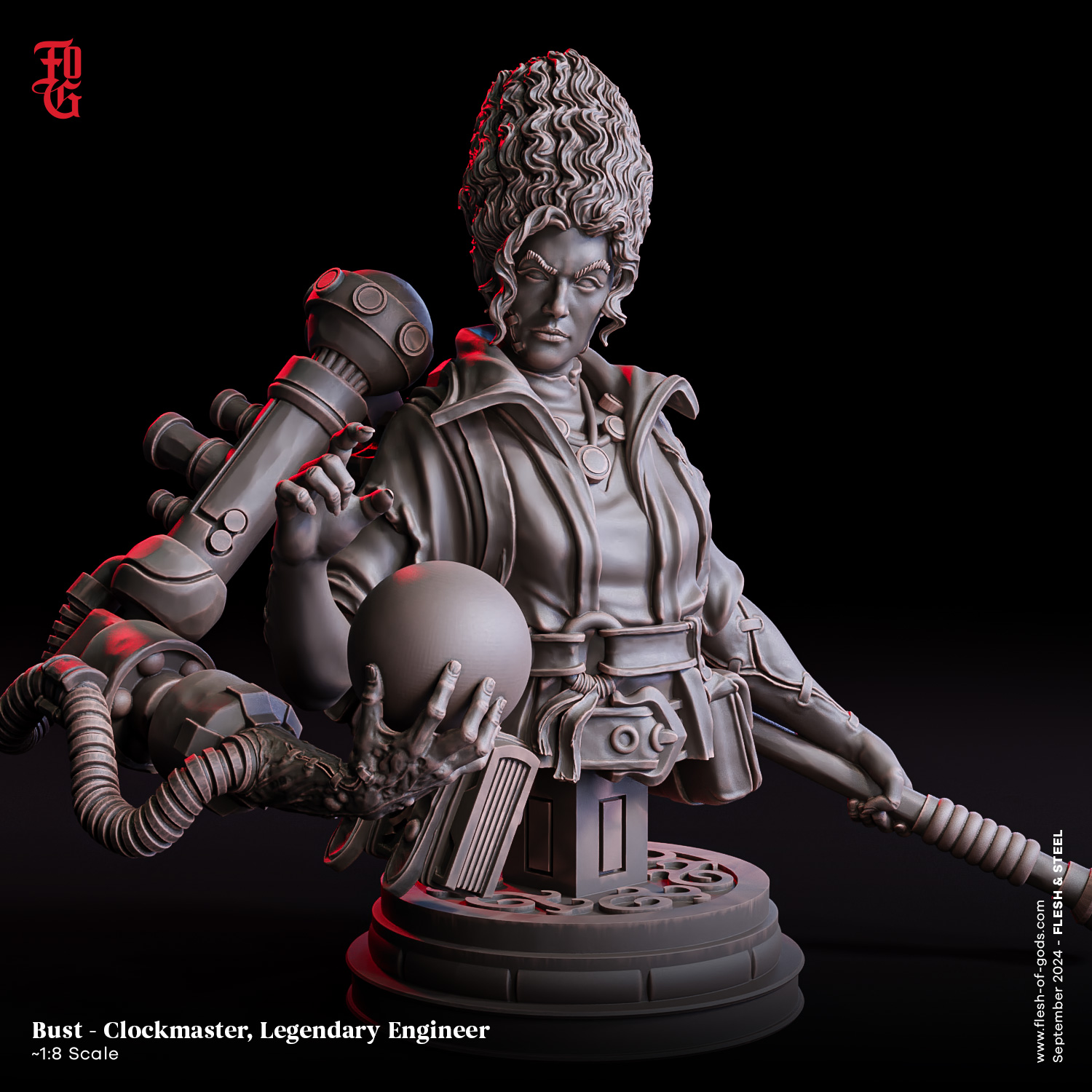 Bust - Clockmaster, Legendary Engineer