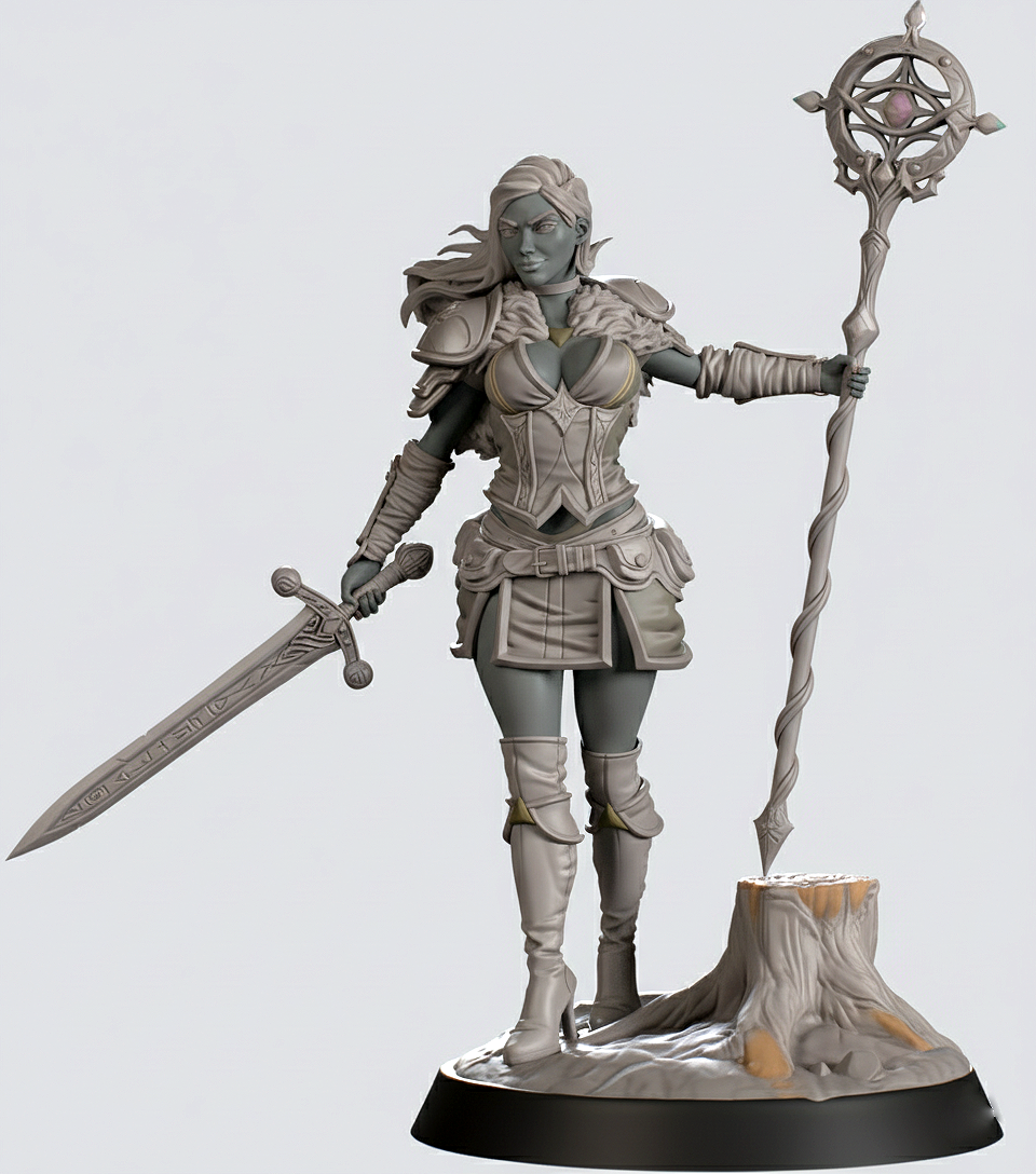 Astrid the battle Sorceress Pose 2