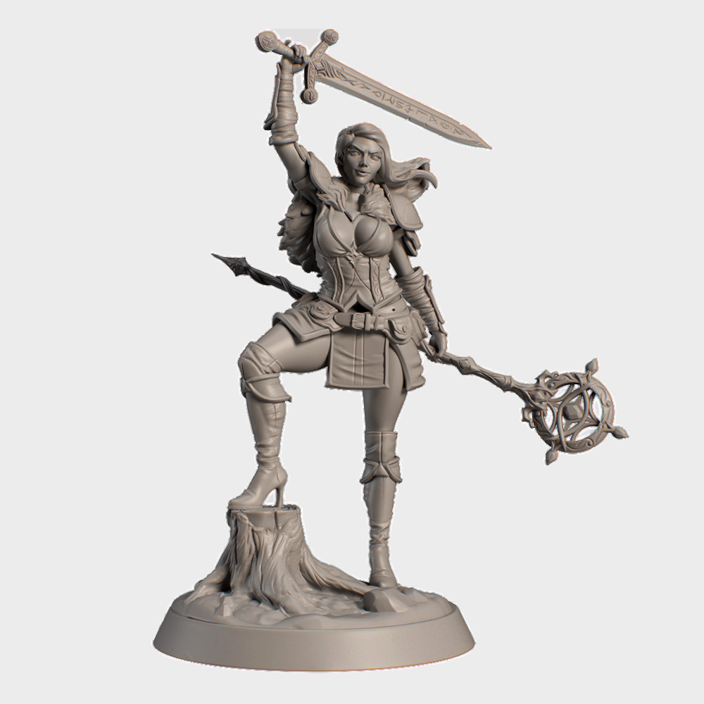 Astrid the battle Sorceress Pose 1