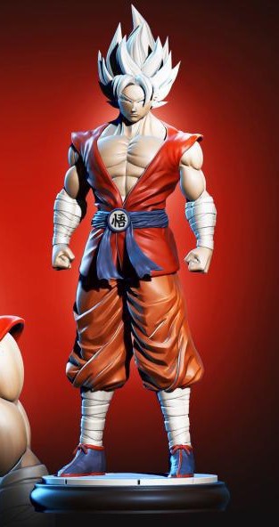san goku stl file hq raro alta definizione