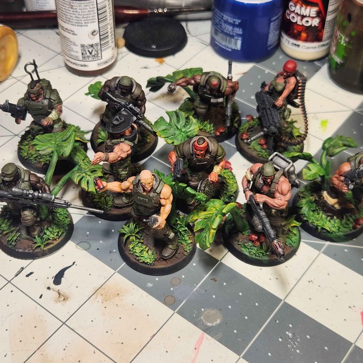 Jungle Bases - 40mm 32mm and 28mm - updated 30March25