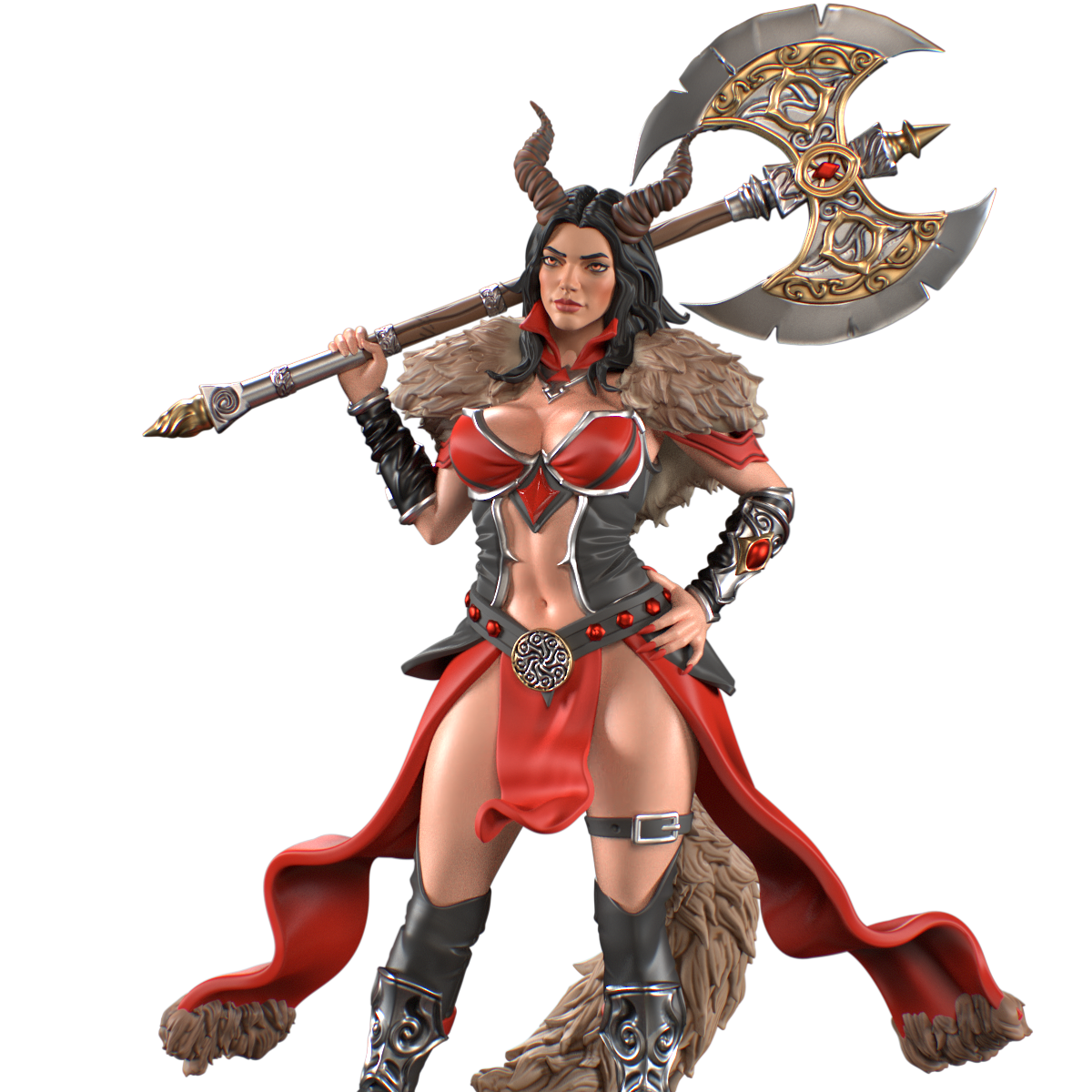 Sigrid the shadow Huntress Pose 2