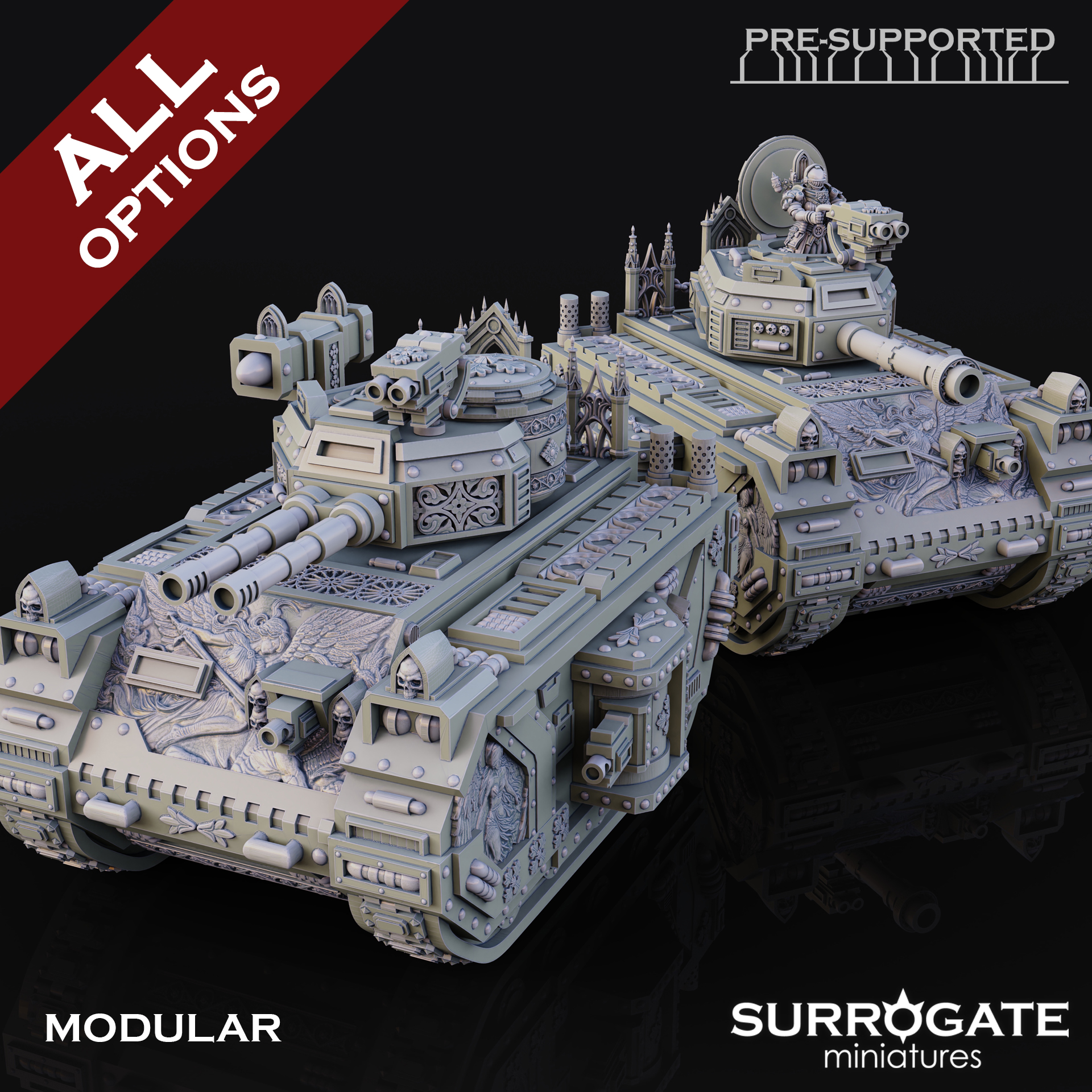 Daughters of Dawn Ark of Destruction, Surrogate Miniatures August 2024 Vehicle Unit Release