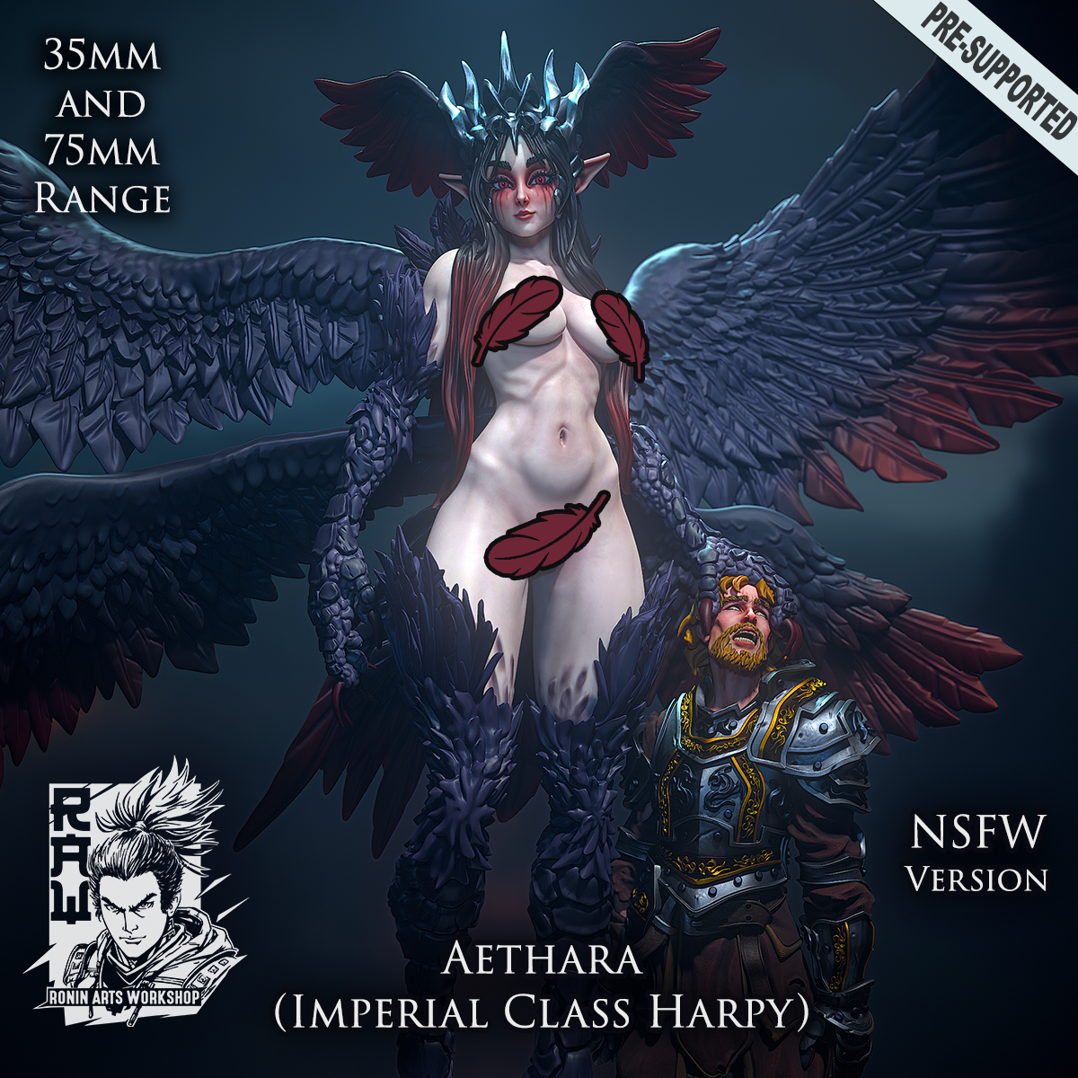Aethara - Giant Imperial Harpy (NSFW) True Form
