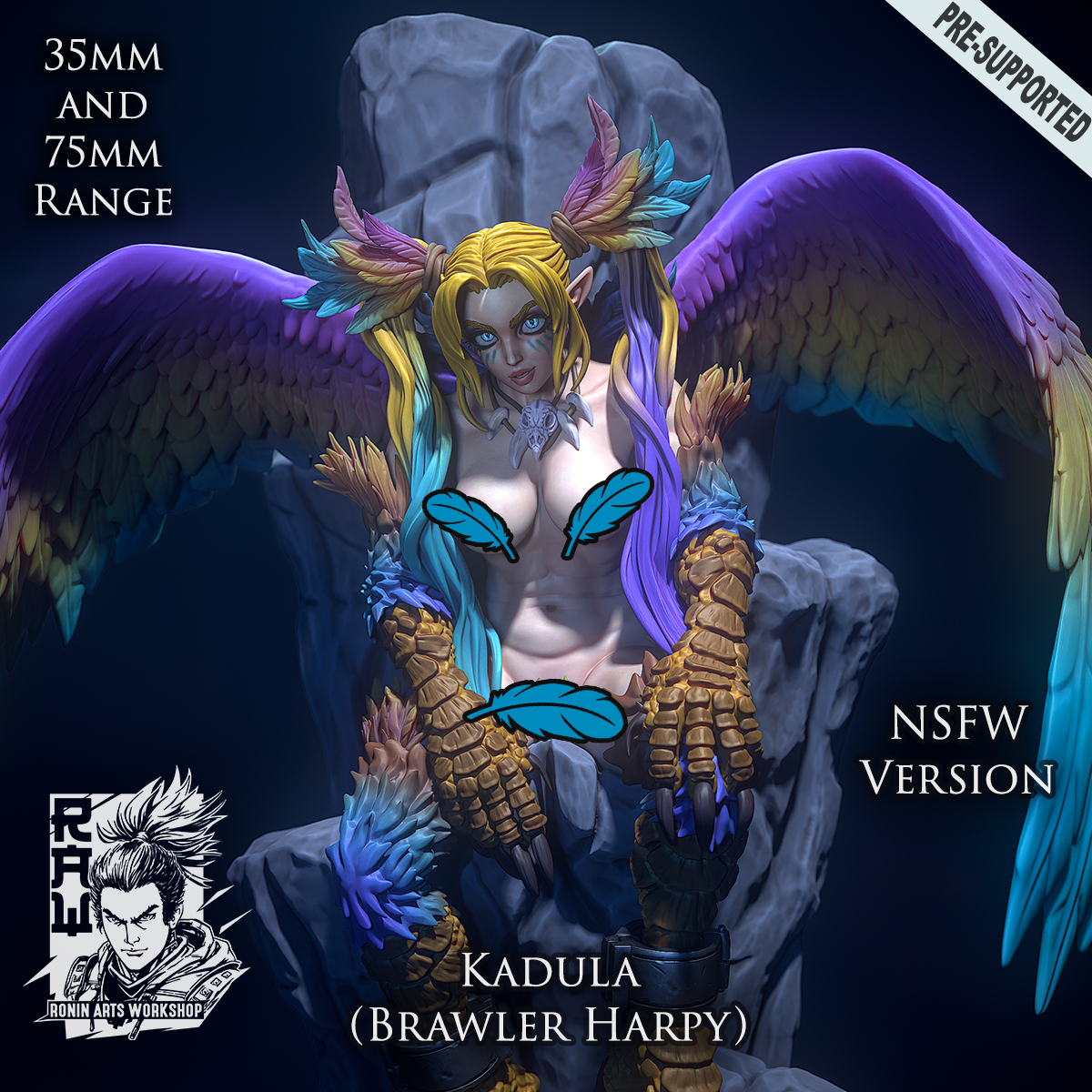 Kadula - Brawler Harpy (NSFW) True Form