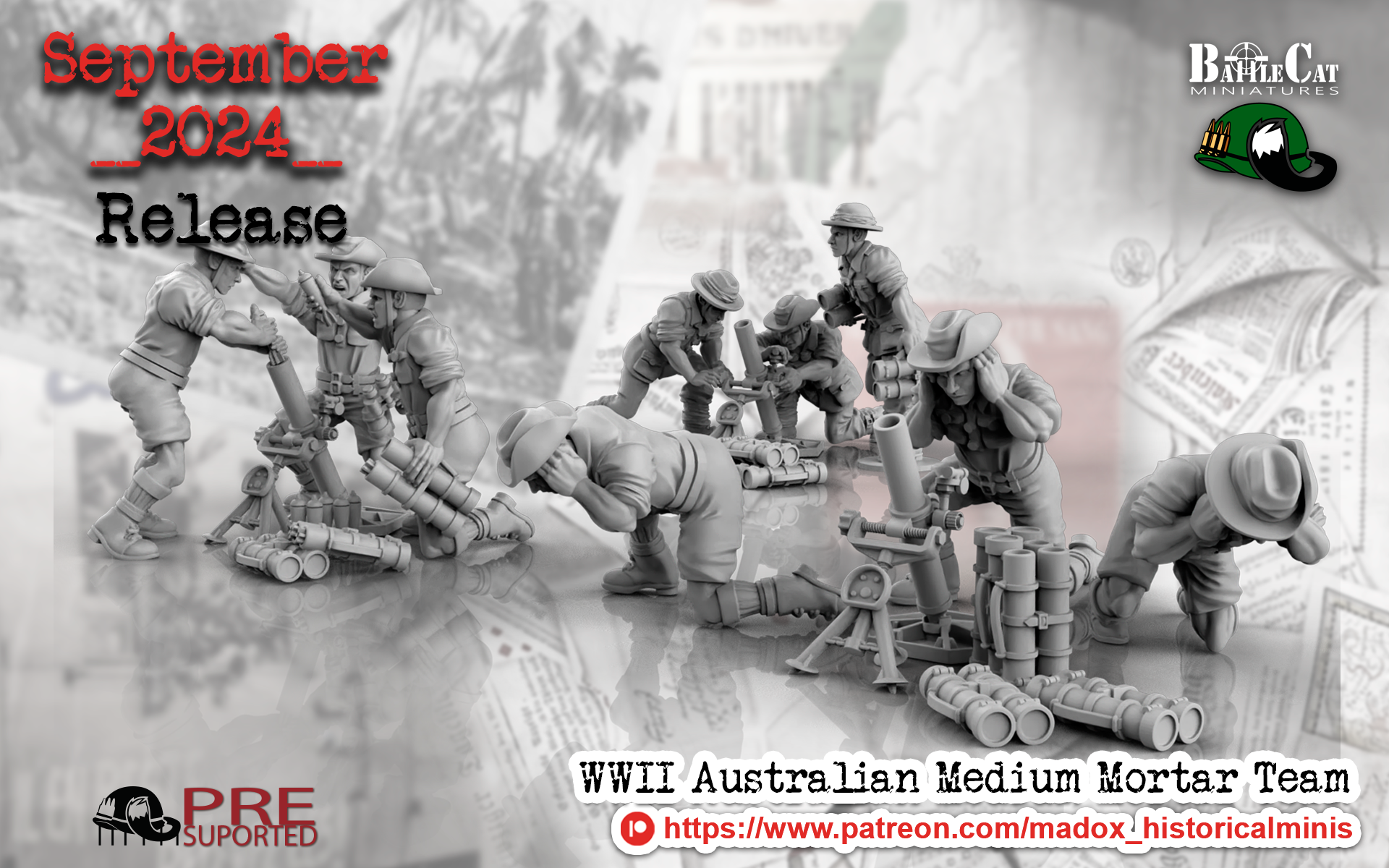 WWII Australian medium mortar