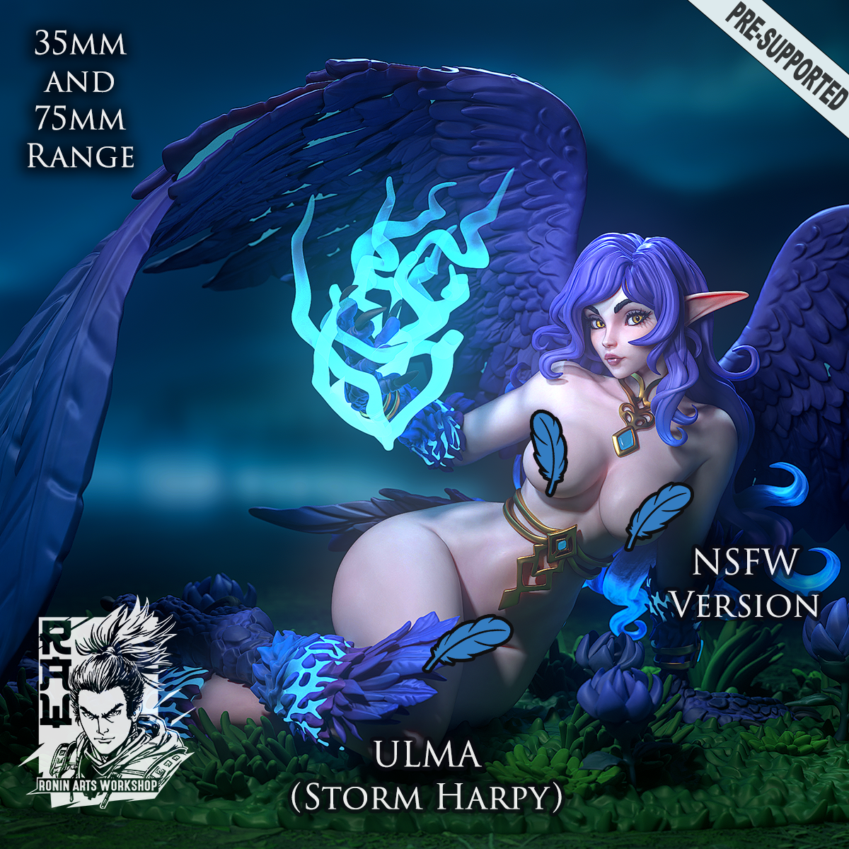 Ulma - Storm Harpy (NSFW) True Form