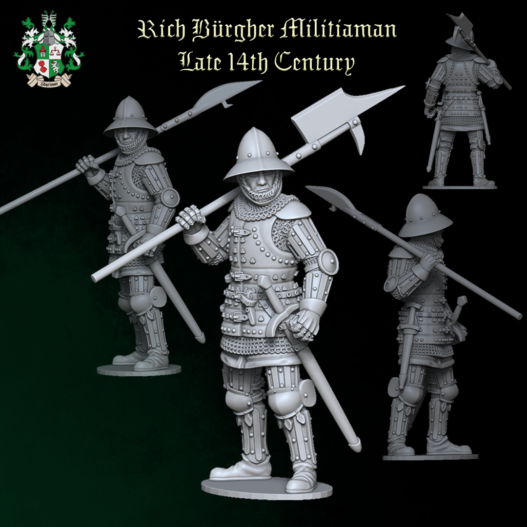 Late 14th Century Rich Bürgher Militiaman