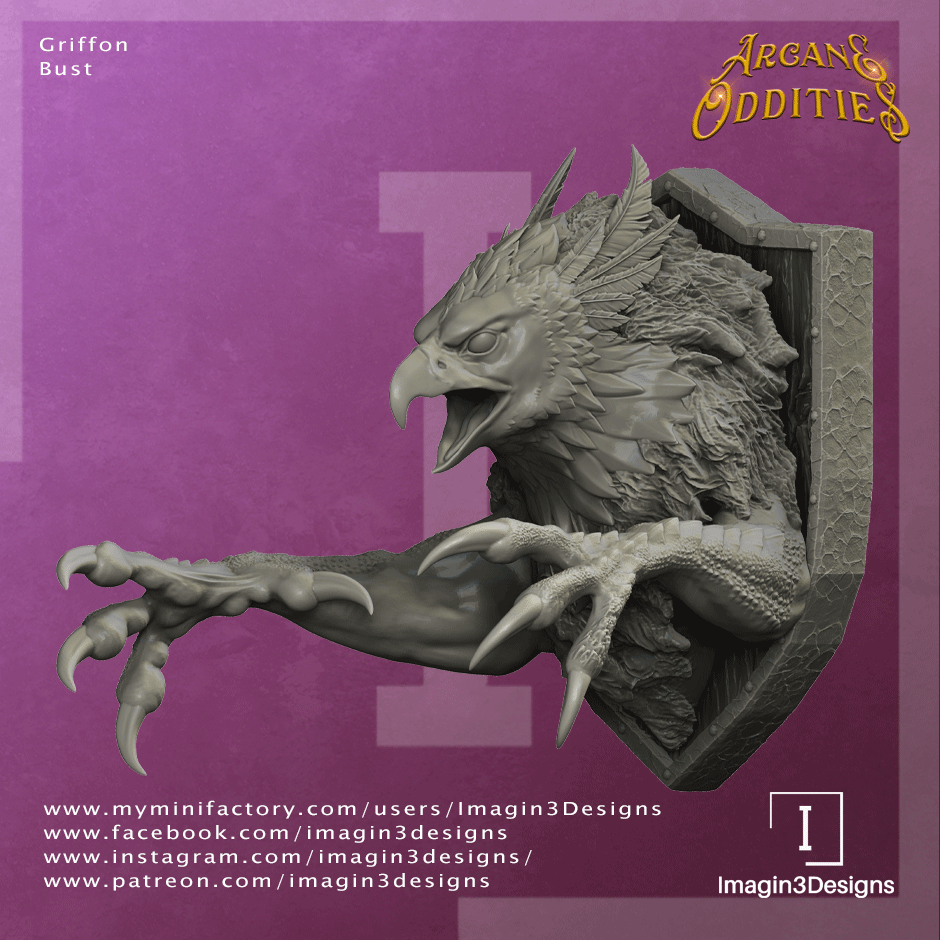 Griffon Bust