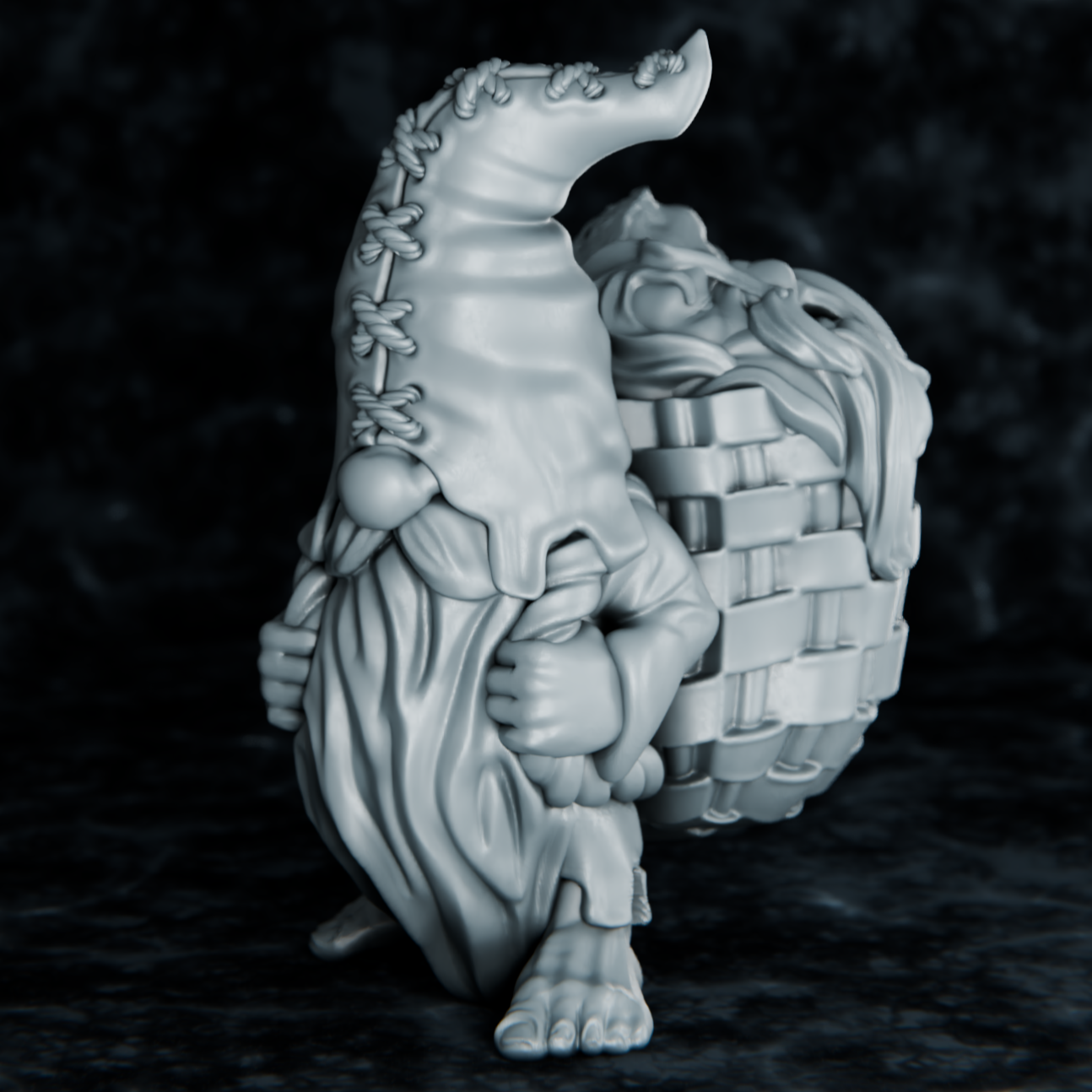 Gonk the Headtaker, presupported