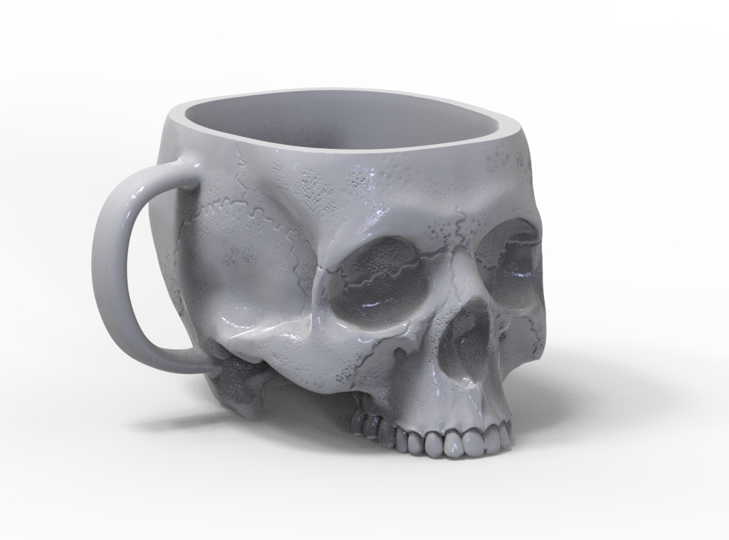 skull mug