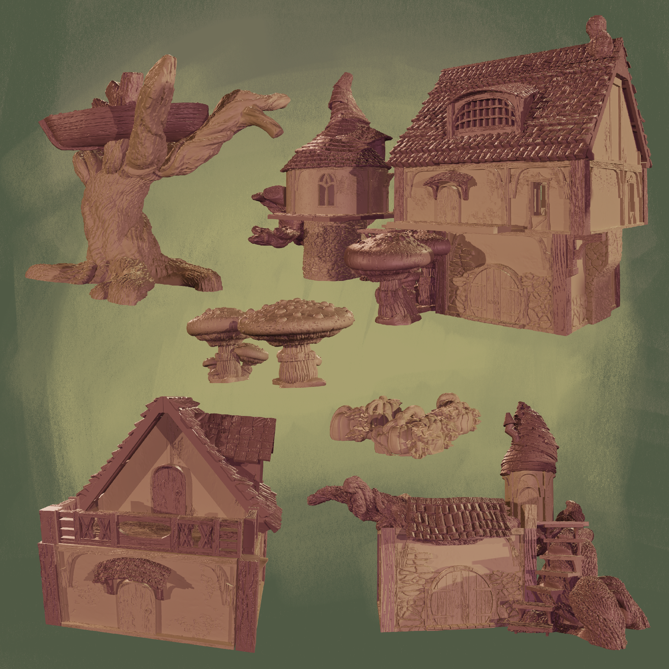 Whimsical Cottages