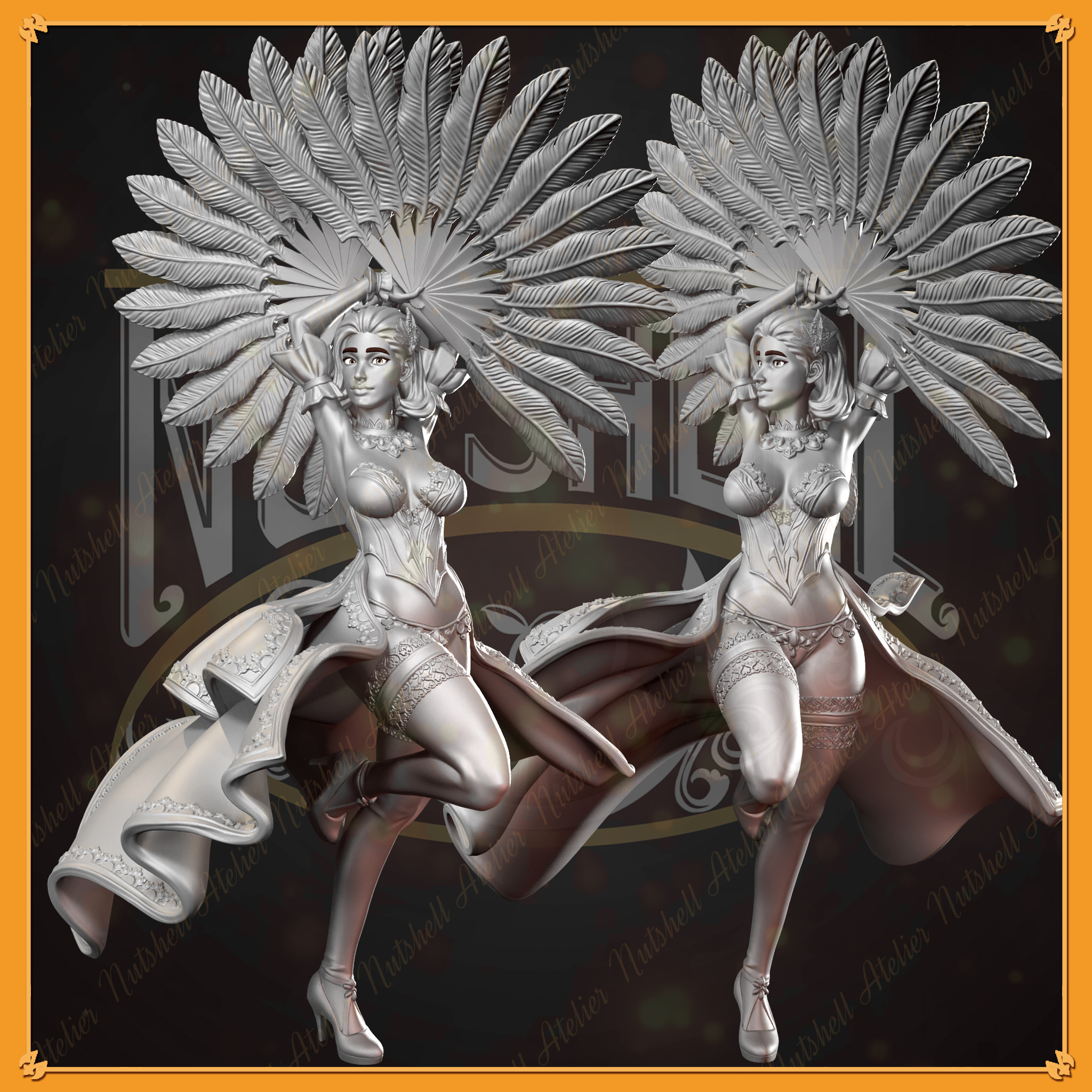 Nutshell Atelier - A burlesque dancer 02(NSFW)