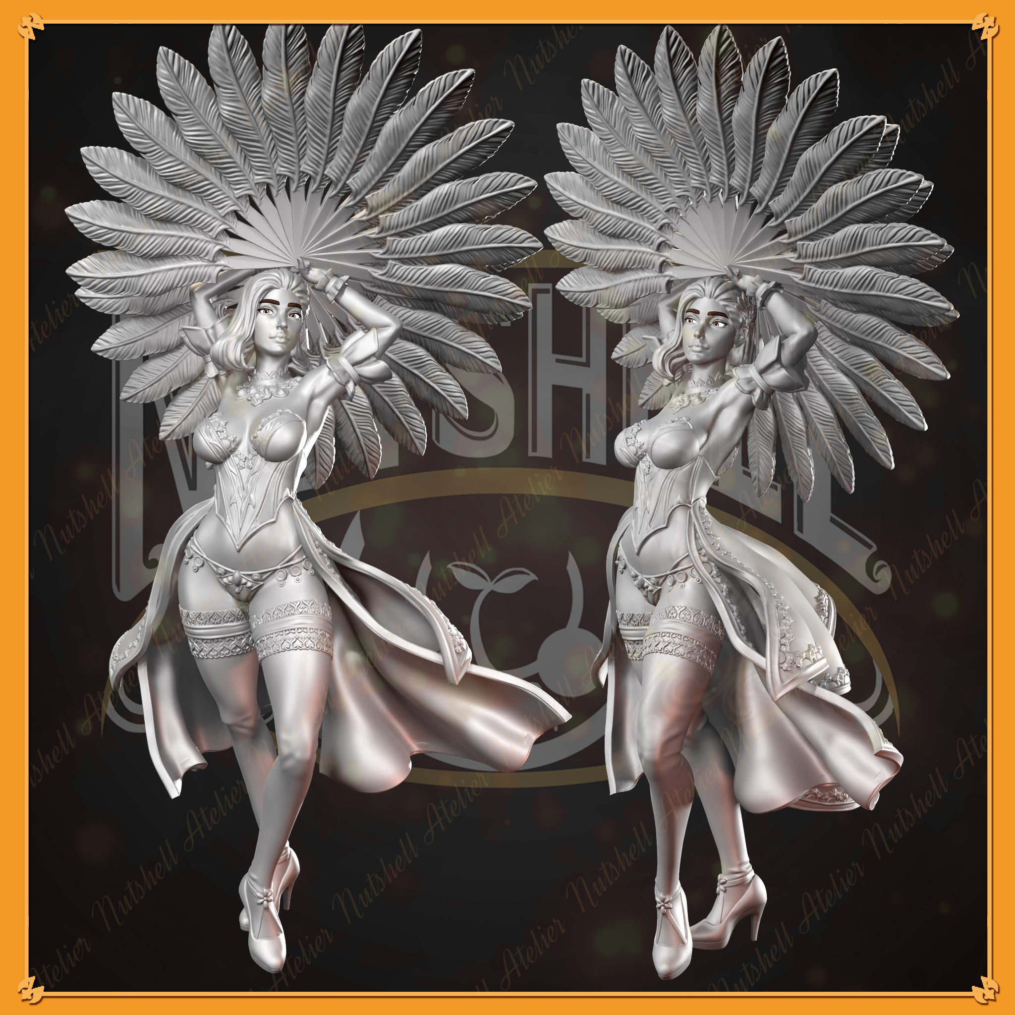 Nutshell Atelier - A burlesque dancer 03(NSFW)