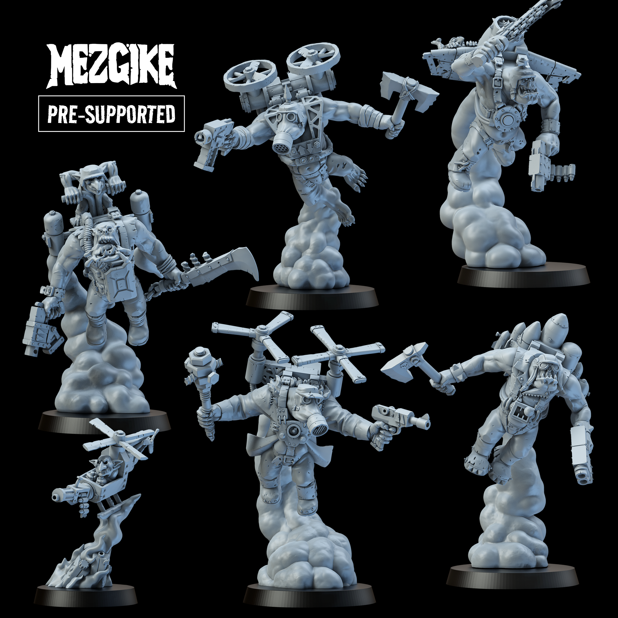 Jump boyz mob A (pre-supported)