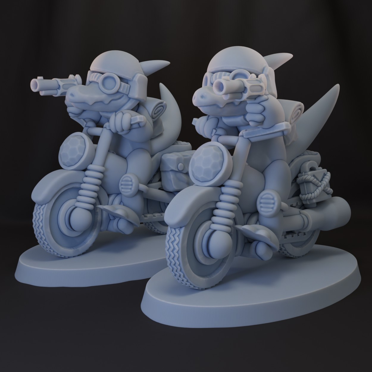 Kobold Motorized Scouts with revolver