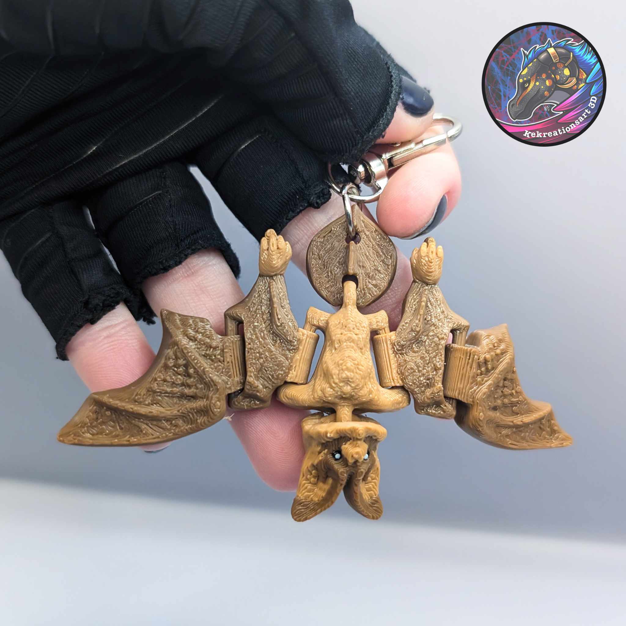 Baby Flexi Bat Keychain