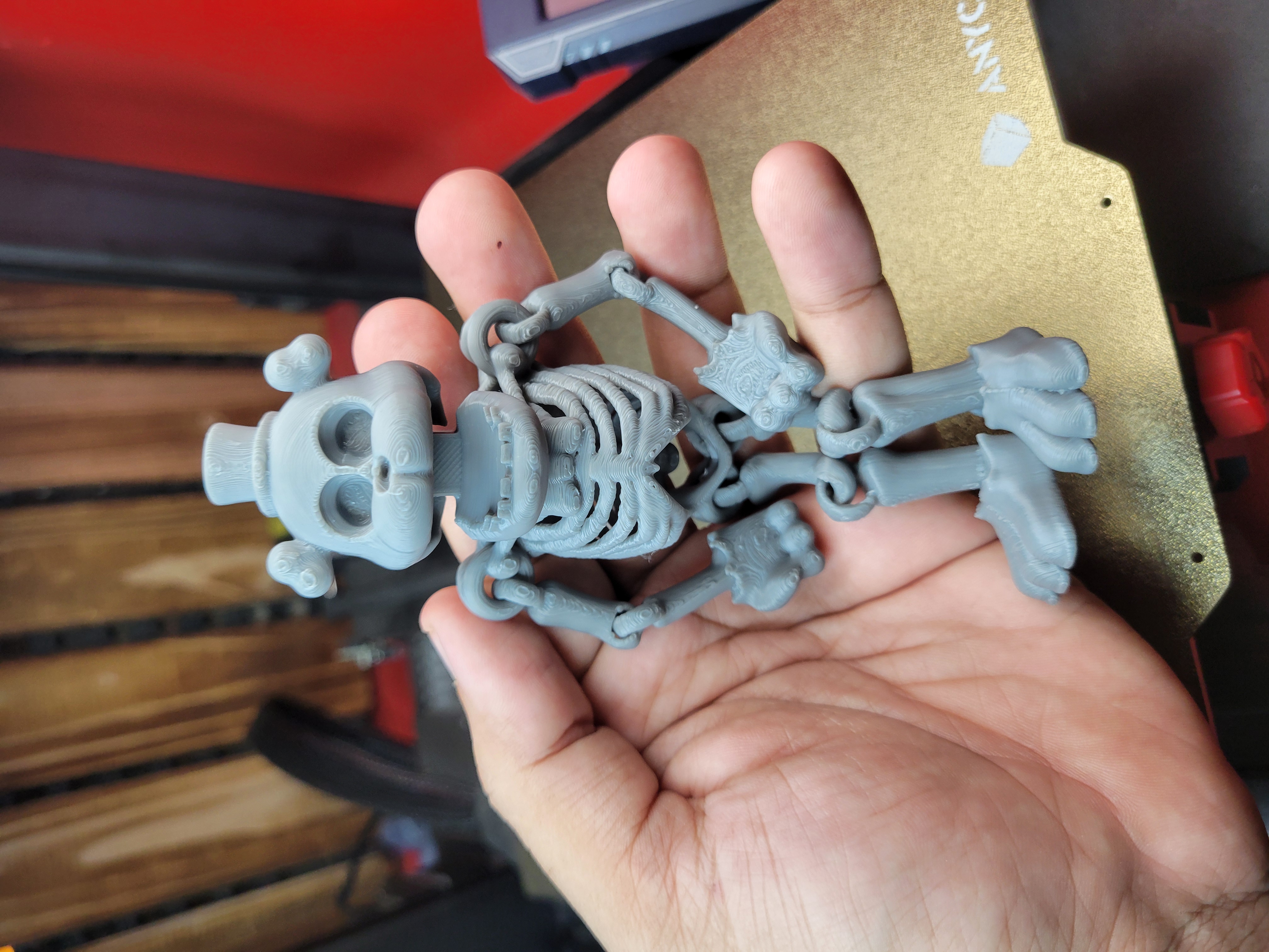 freddy skeleton / PRINT-IN-PLACE WITHOUT SUPPORT