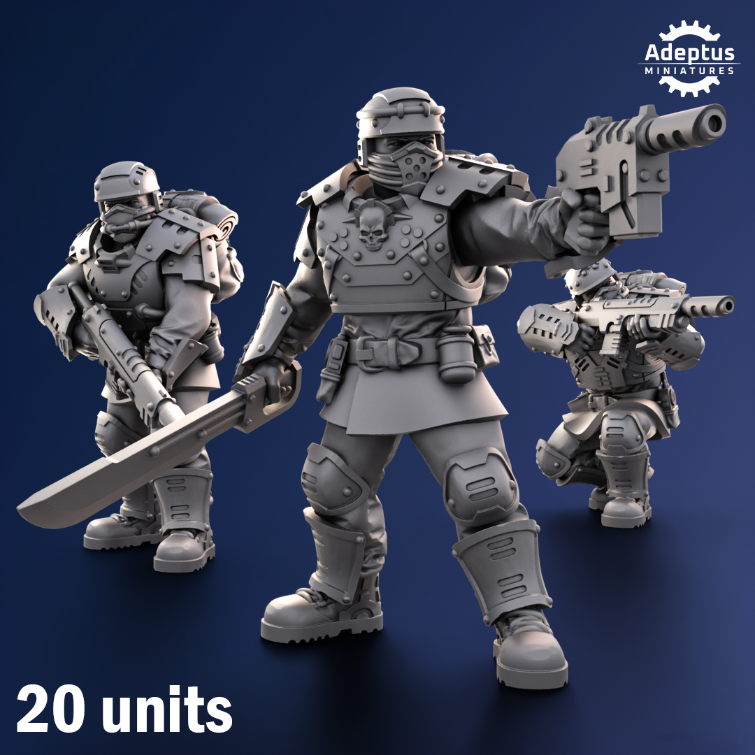 Squad. Steelstorm Regiment. Imperial Guard