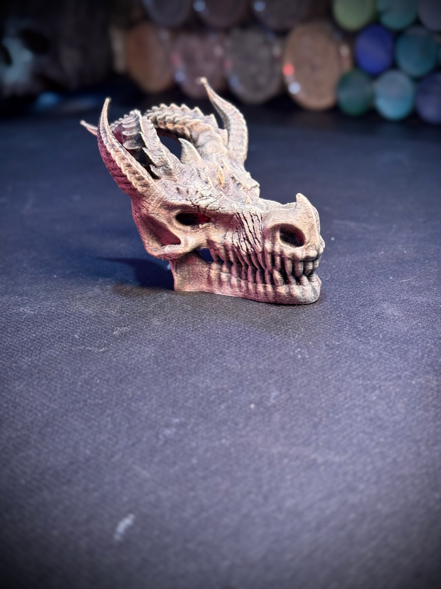 The dragon skull