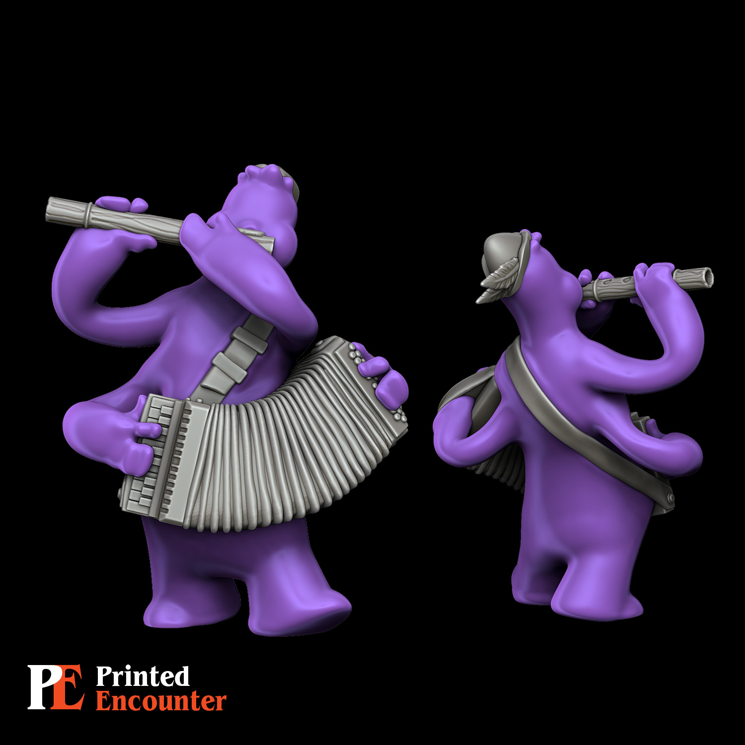 ooze man musician - bard