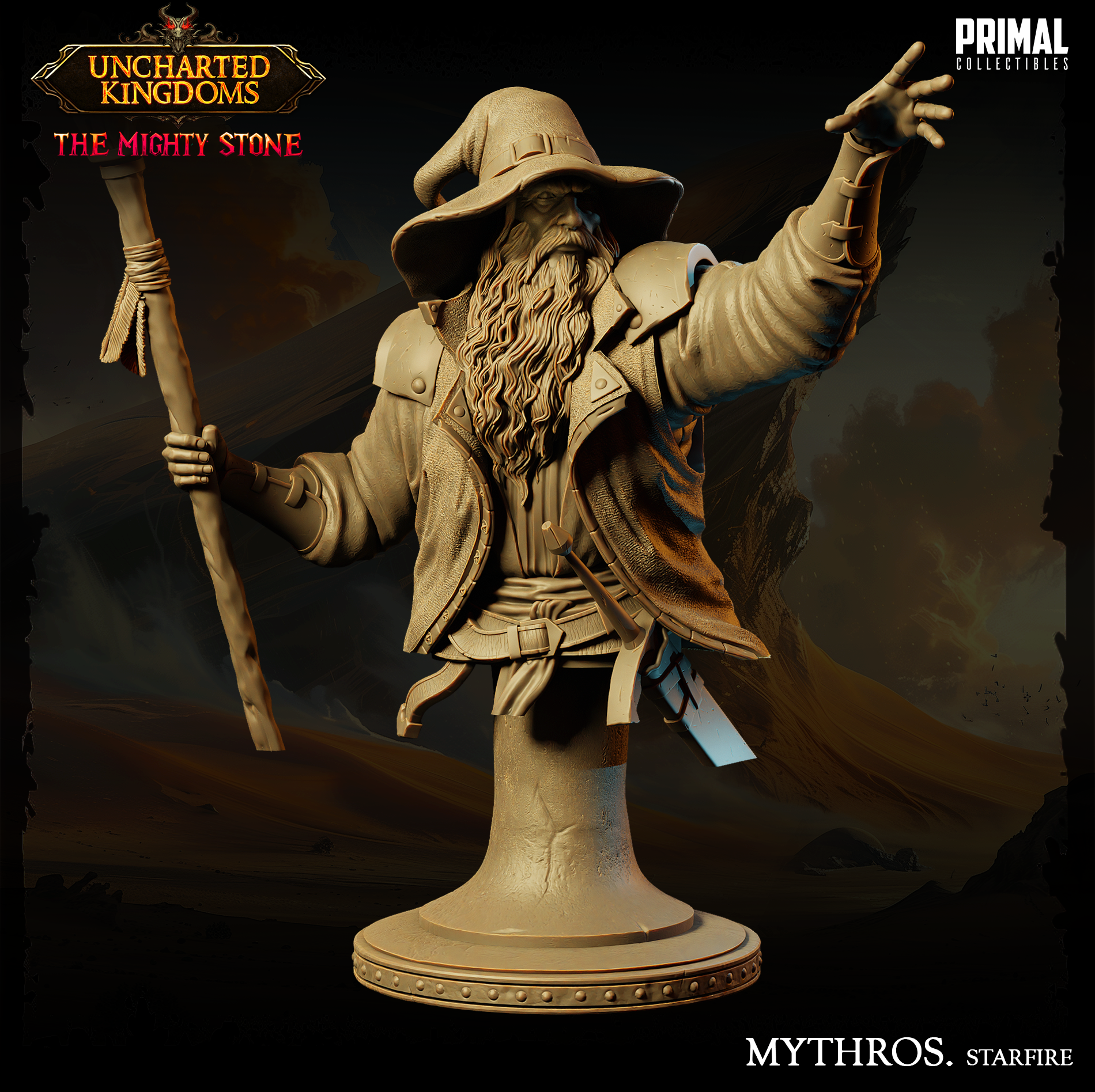 Wizard - Mythros Starfire - Bust - September 2024 - Uncharted Kingdoms