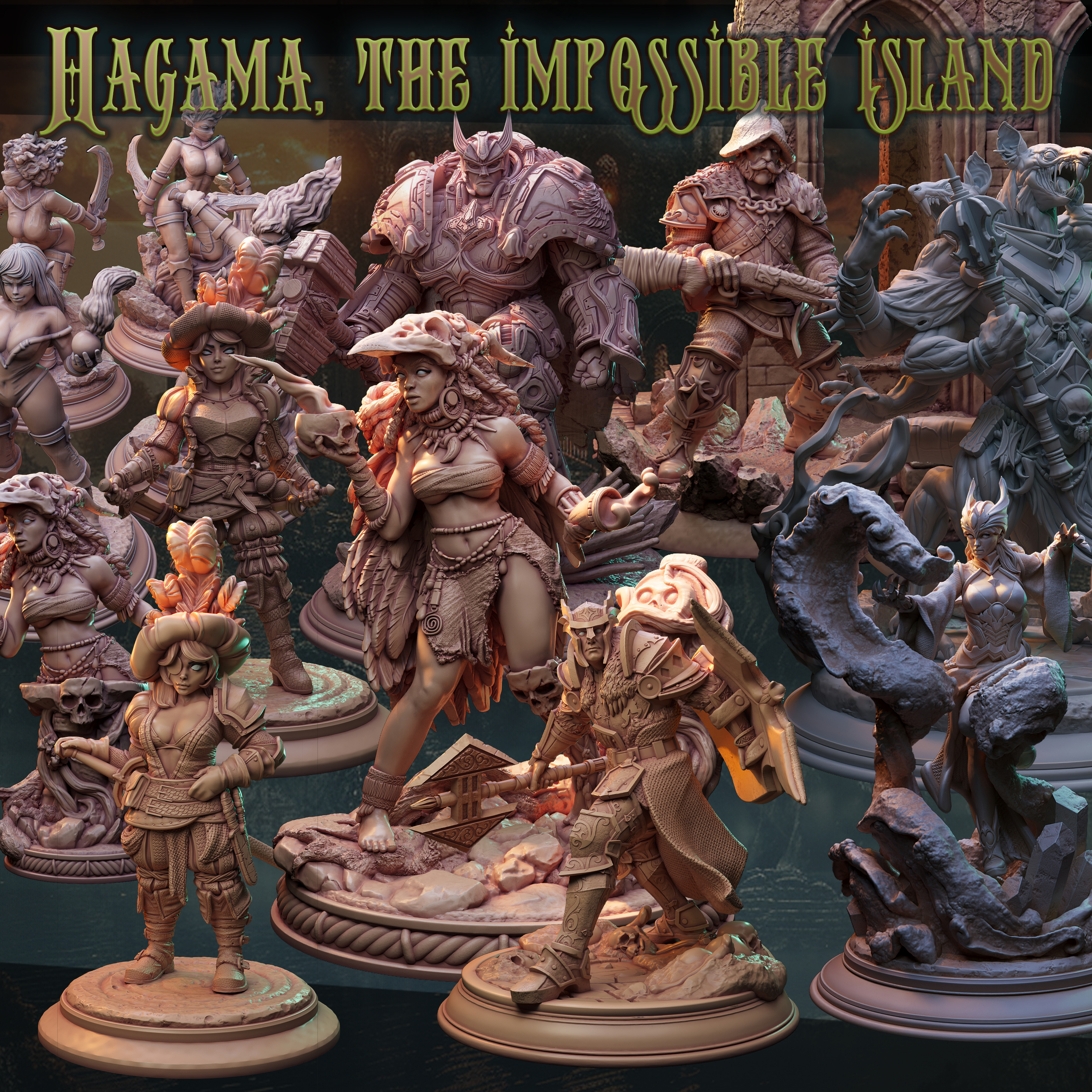 "Hagama, The Impossible island set"