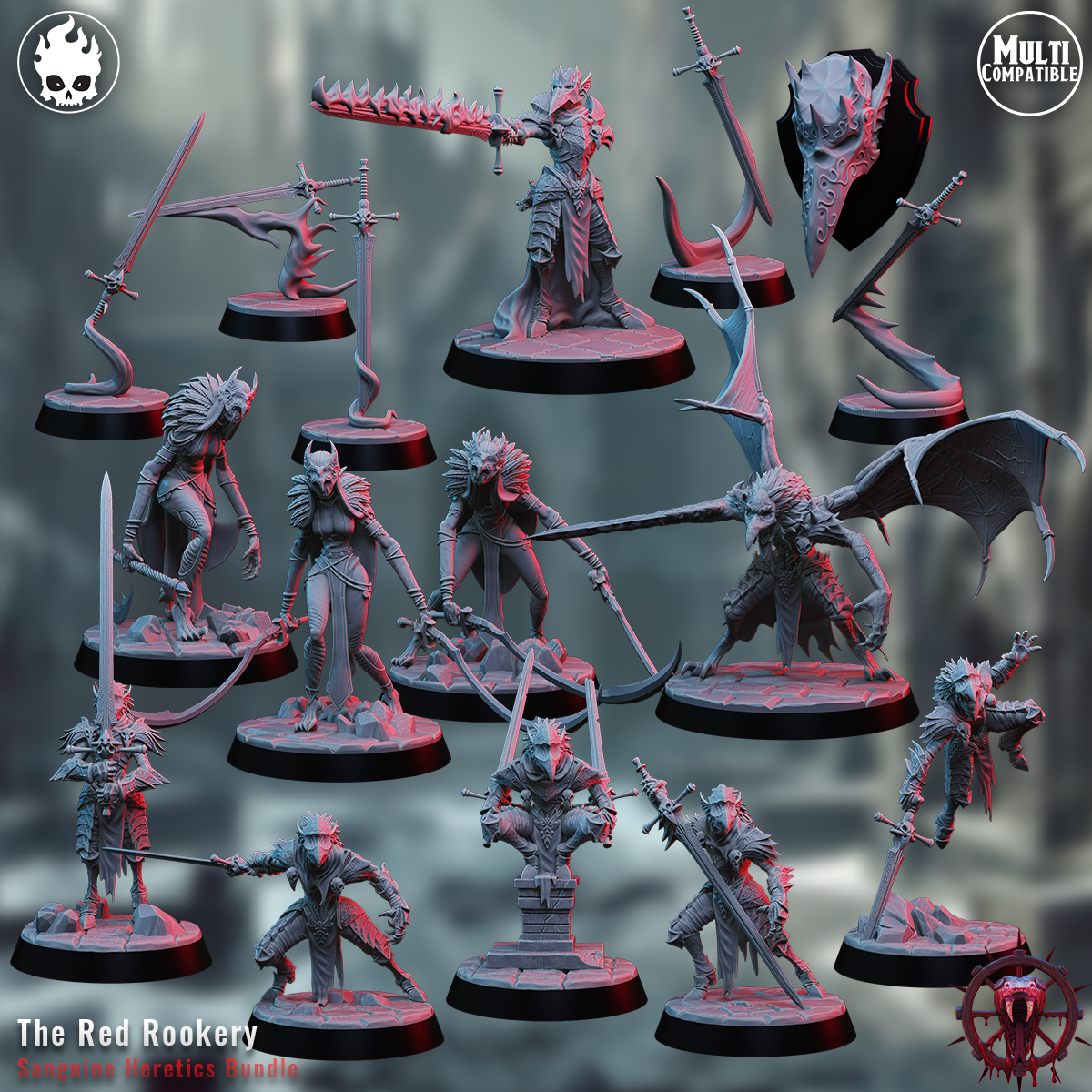 The Red Rookery STL Bundle