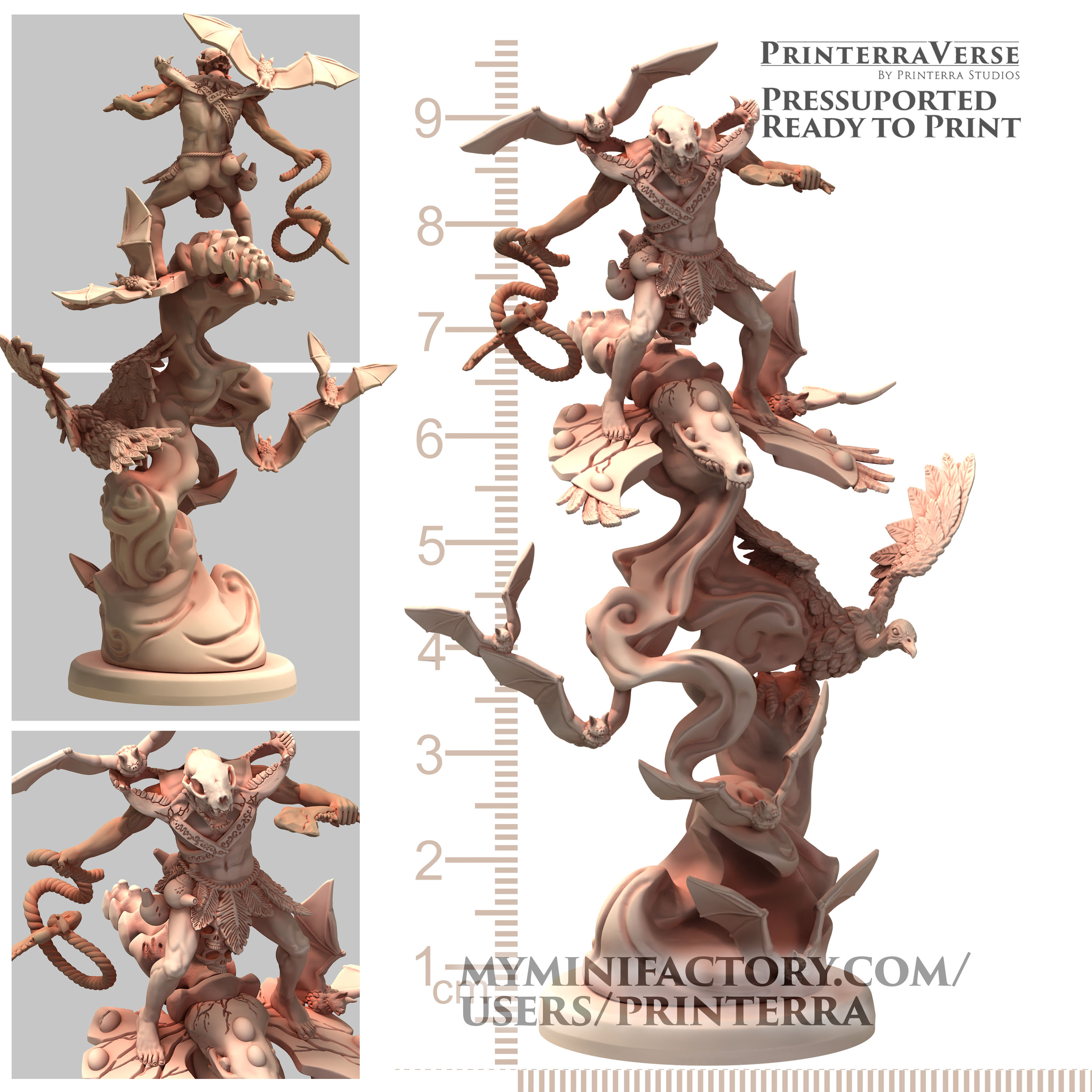 030 EMERALD Feral Beastmaster Dark Space Elves