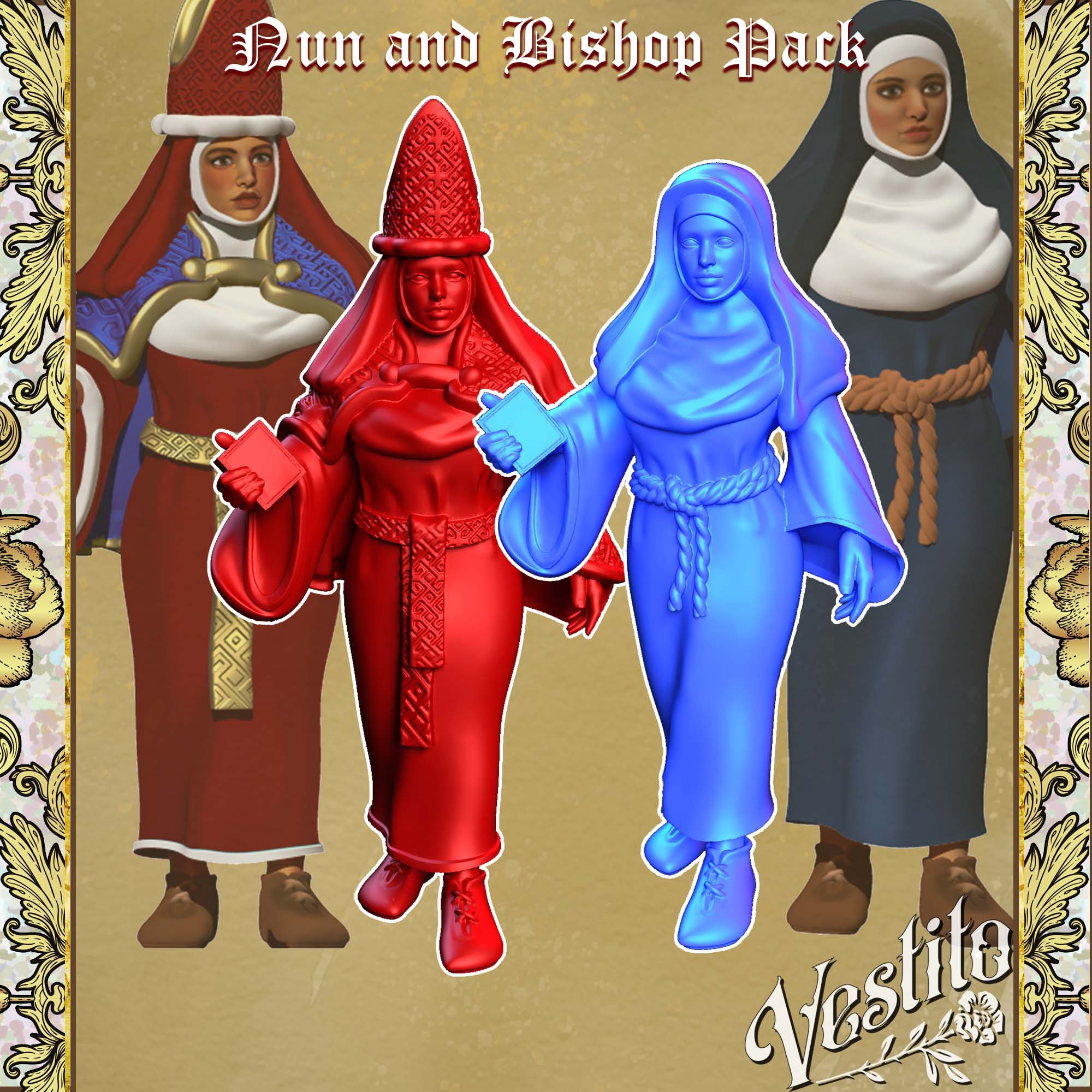 Nun and Bishop Pack