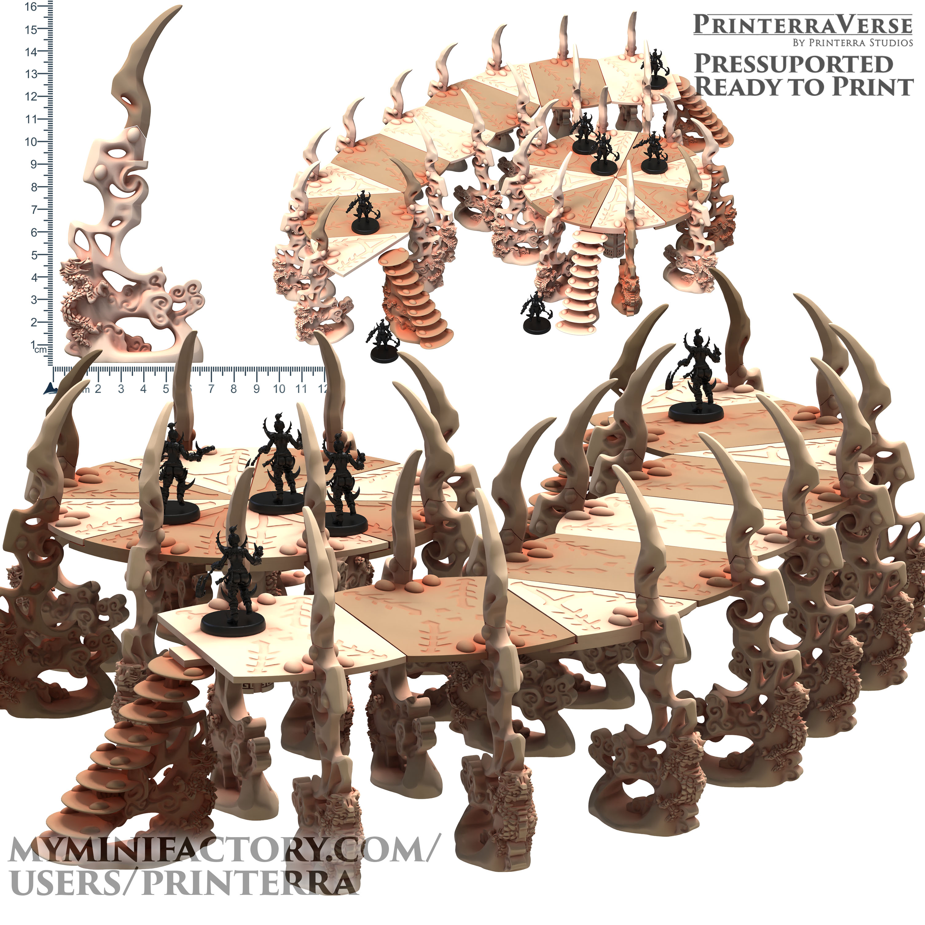 031 DAIXIYA Modular Moon Palace Dark Space Elves Terrain