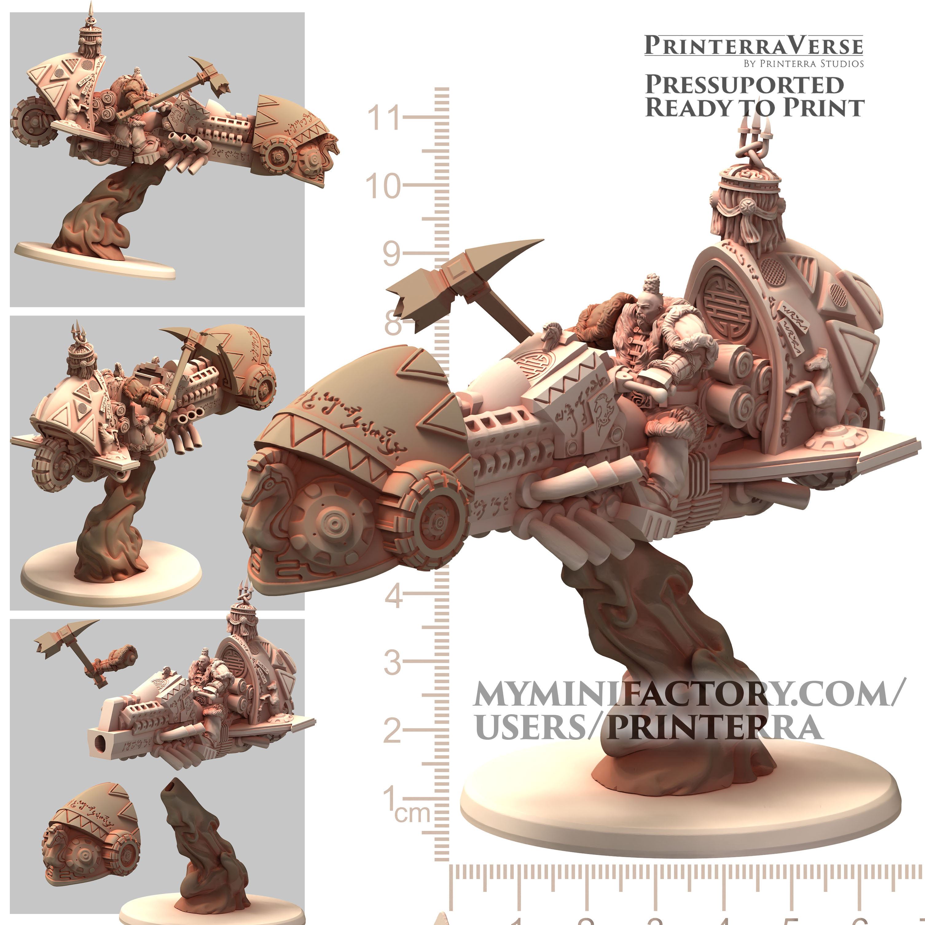 031 DAIXIYA White Khan on Speeder with Scar