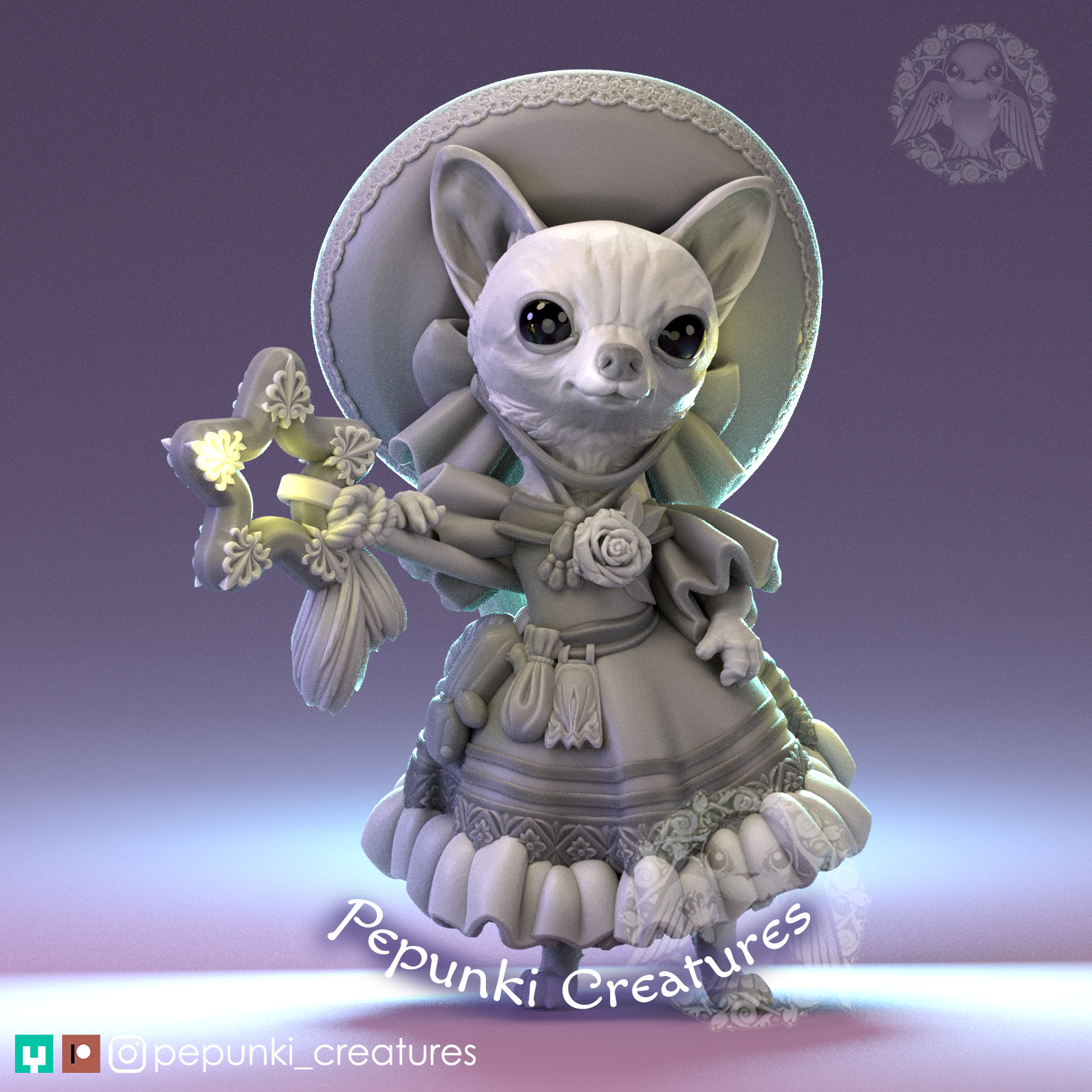Chihuahua Sandy the Sorceress