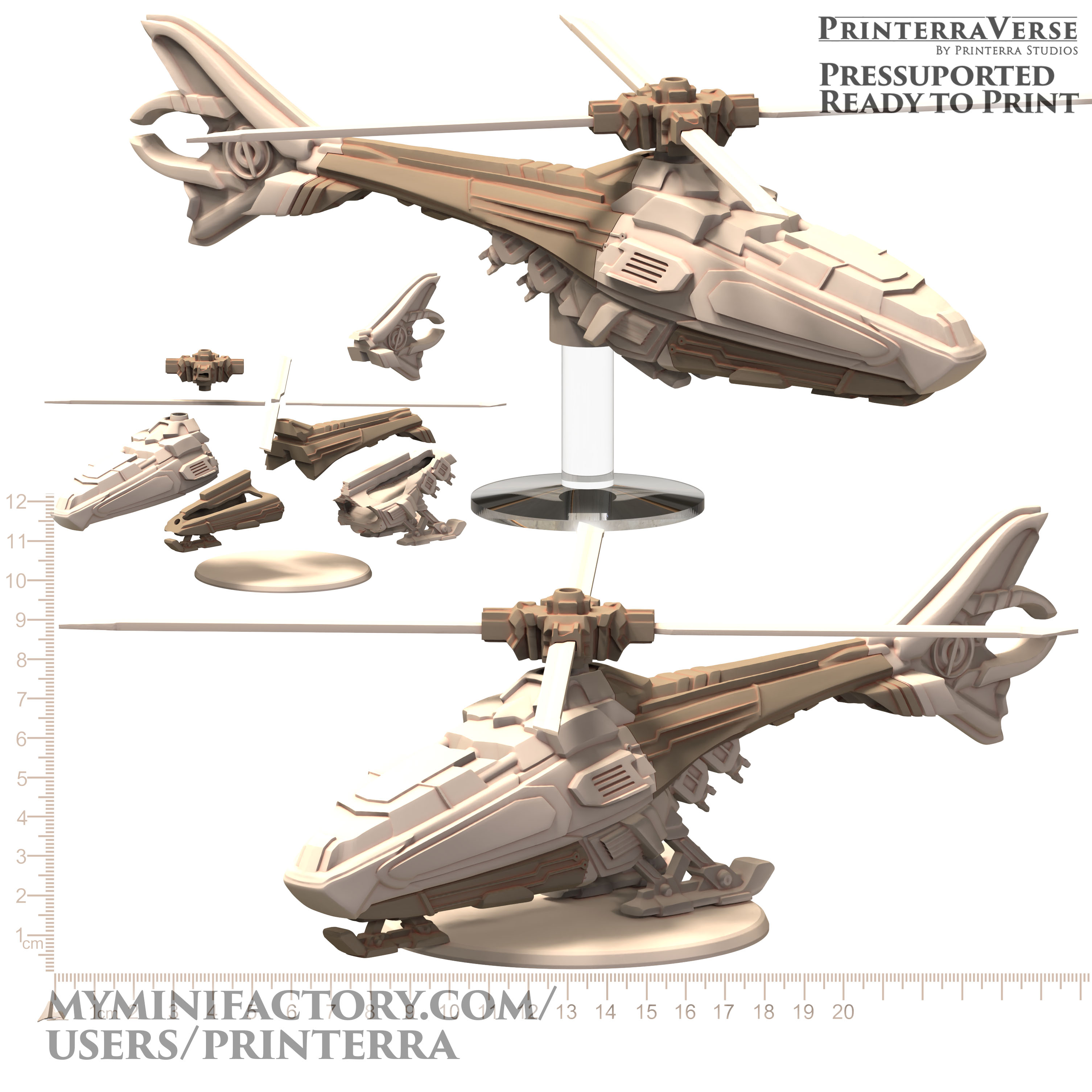 032 TECHNOPUNK Cyber Helicopter