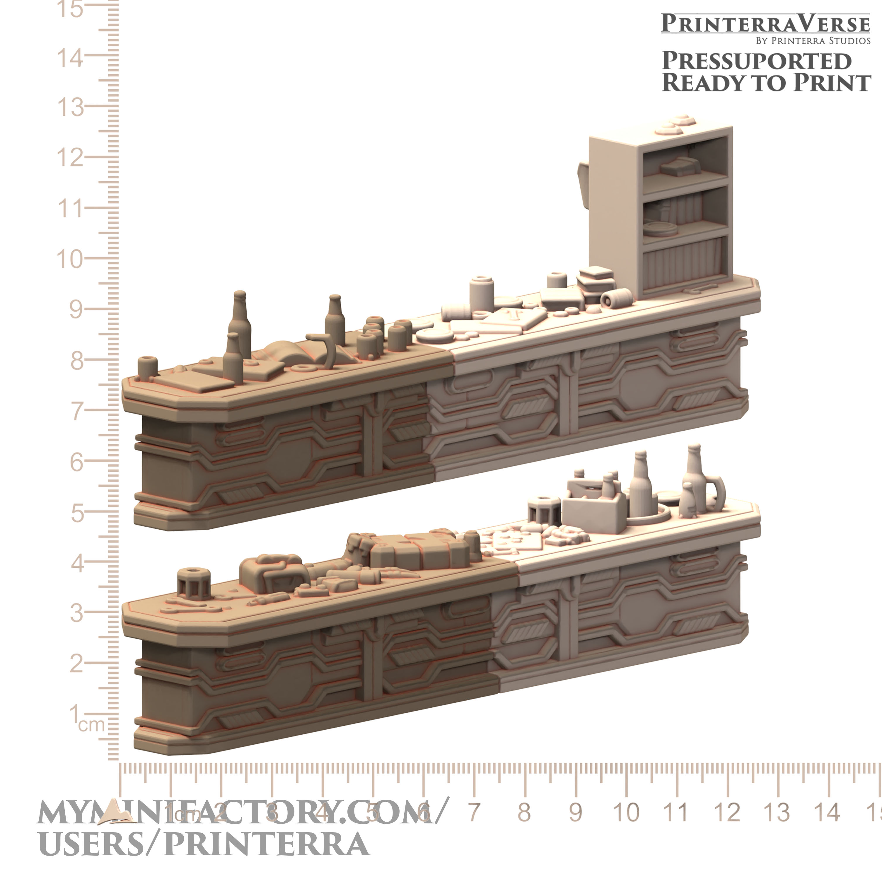 033 TECHNOPUNK Scifi Bar Table Scatter Terrain
