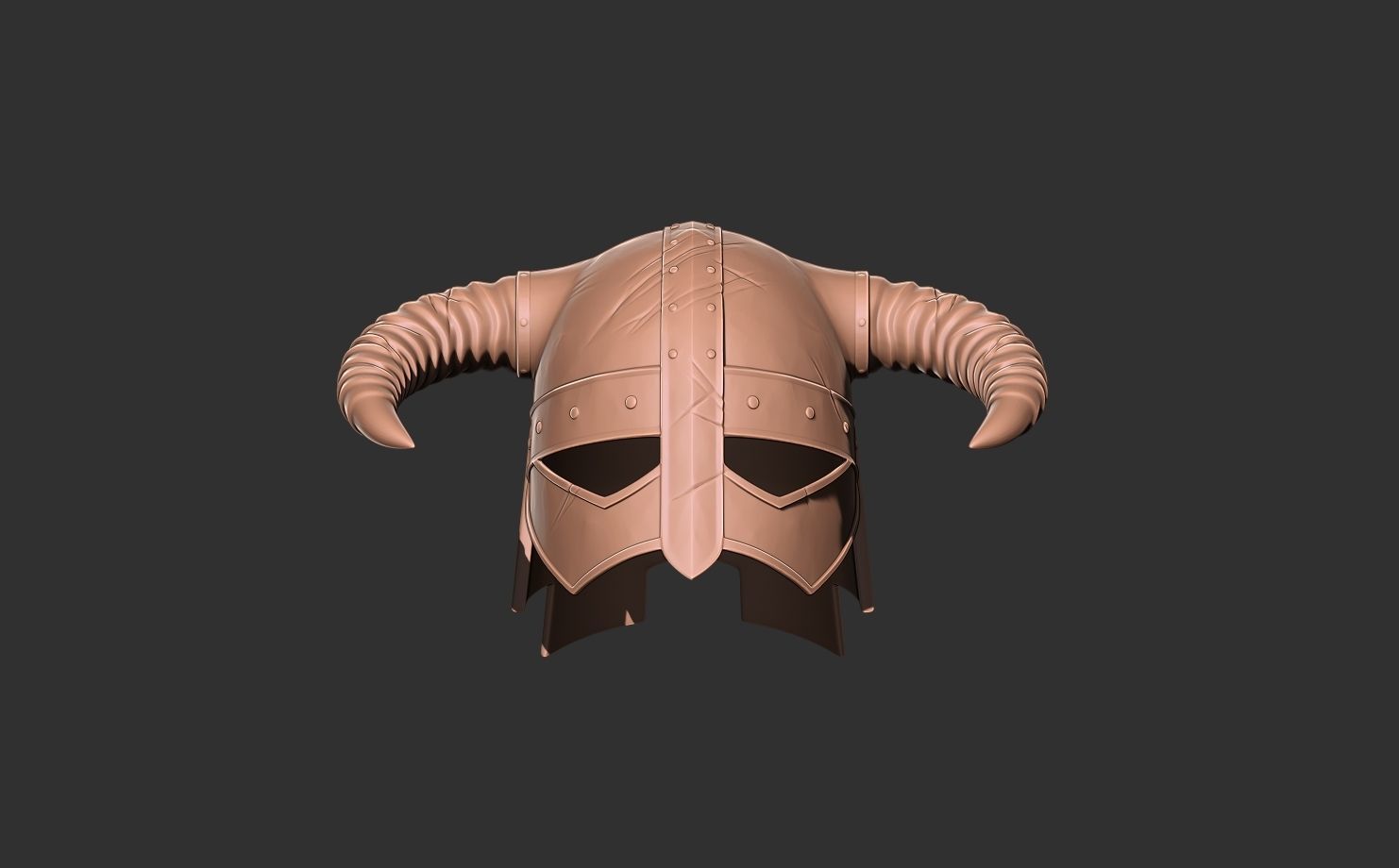 Dovahkin Helmet 3D Print model