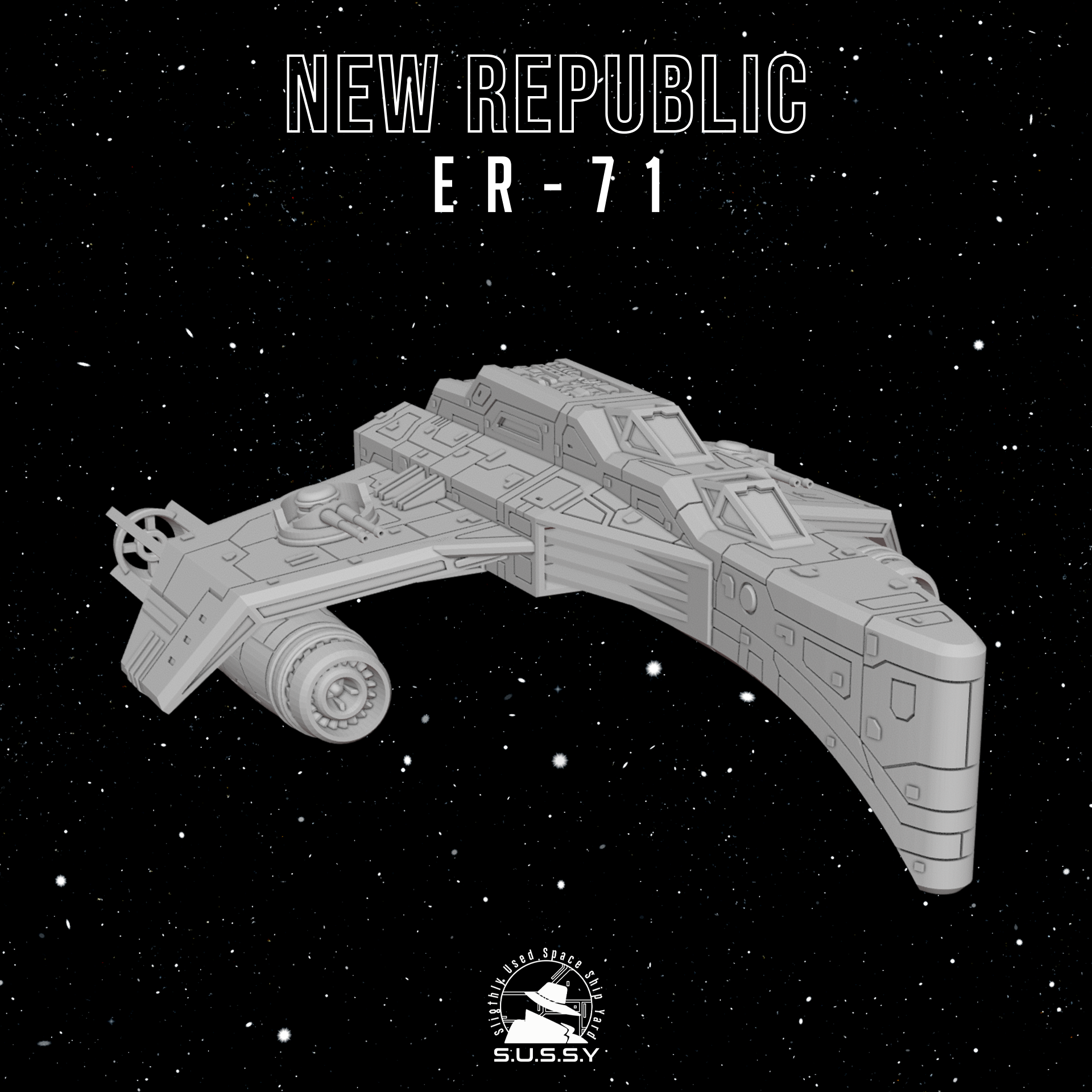 ER-71 Starfighter (X-Wing Scale)