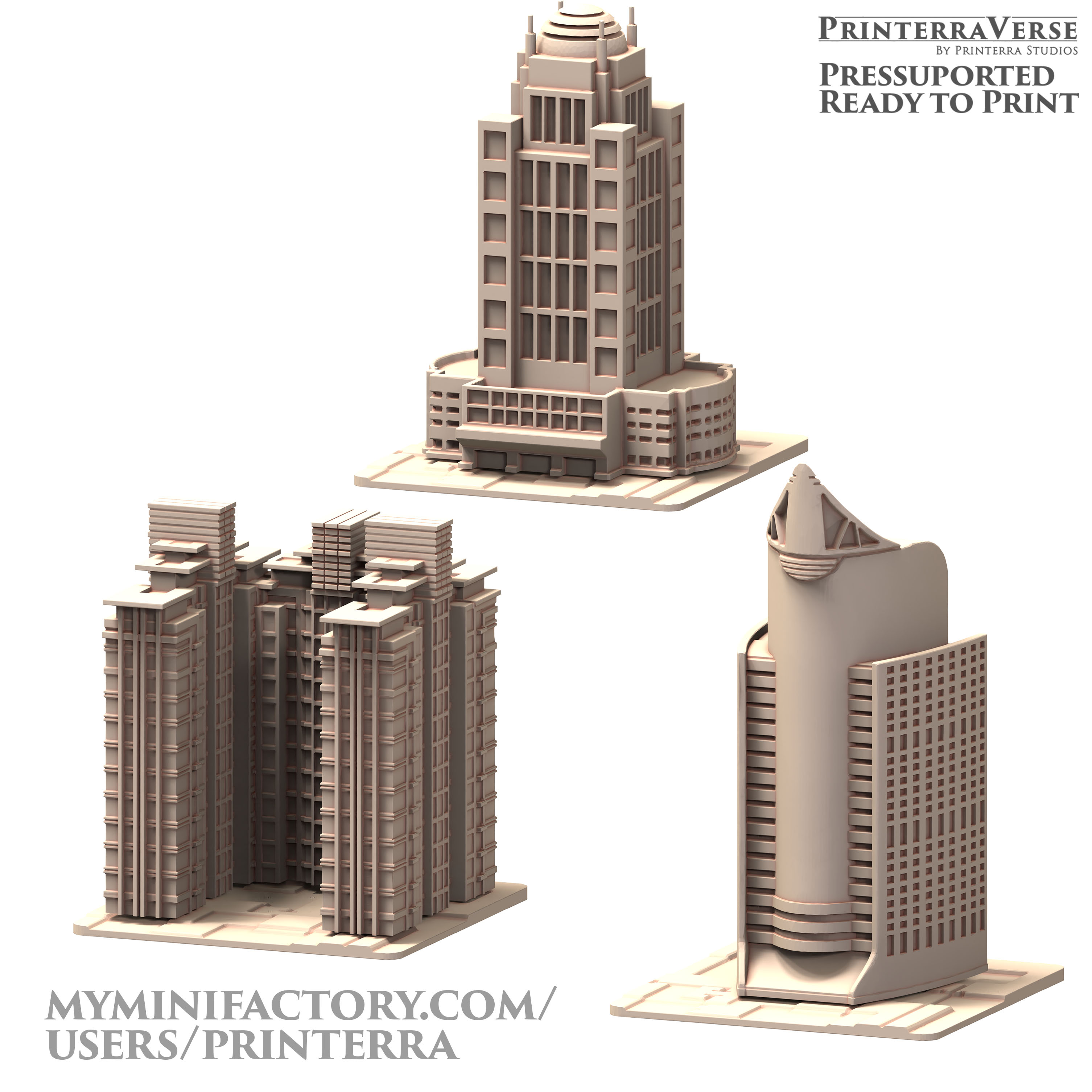 037 TECHNOPUNK Monster Buildings terrain