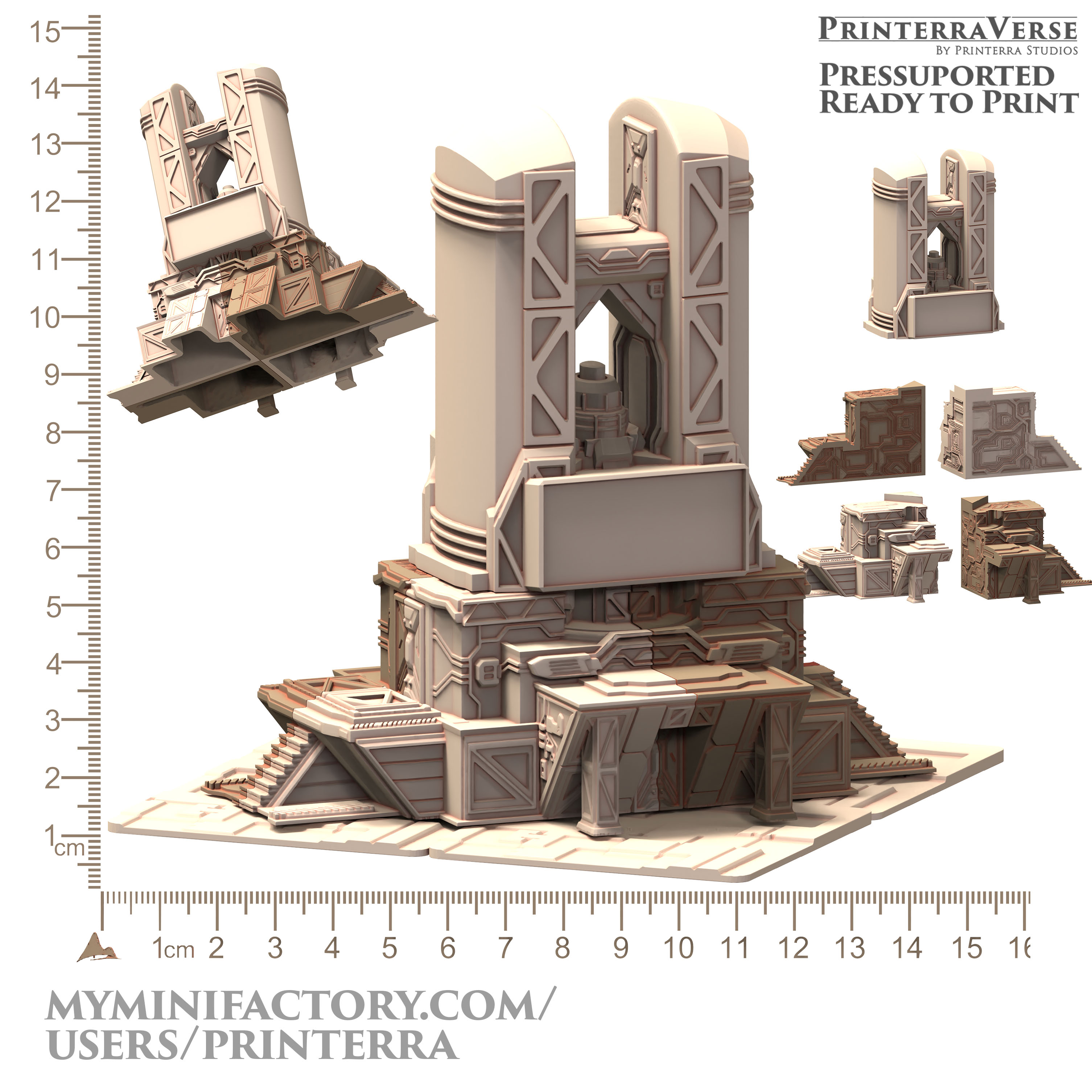 037 TECHNOPUNK Modular Monster Buildings terrain