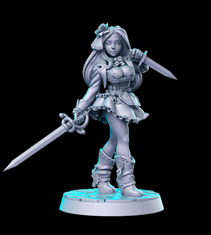 PRE-SUPPORTED Violeta - 32mm - DnD