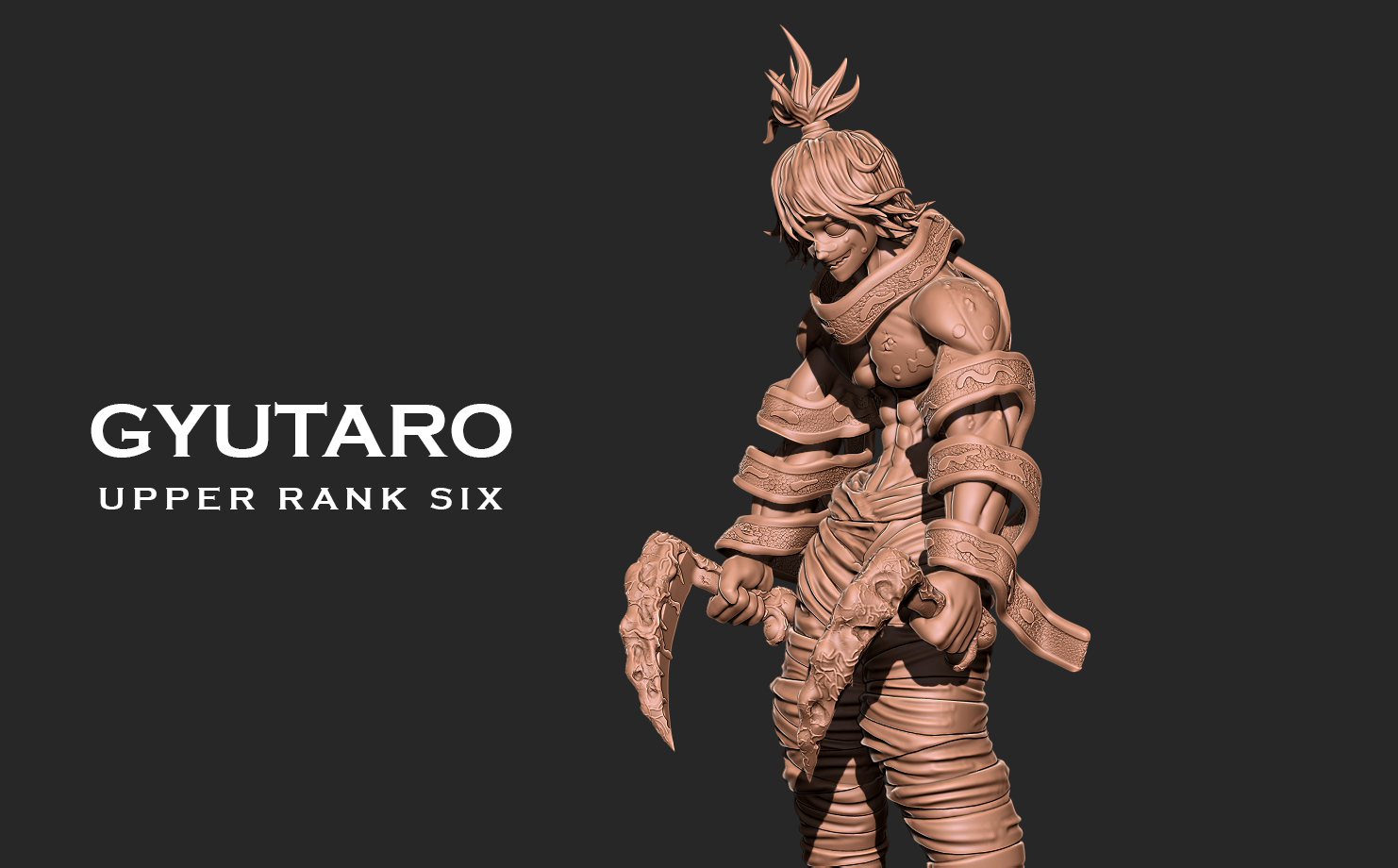 Gyutaro Upper rank 6 Fan art Action figure