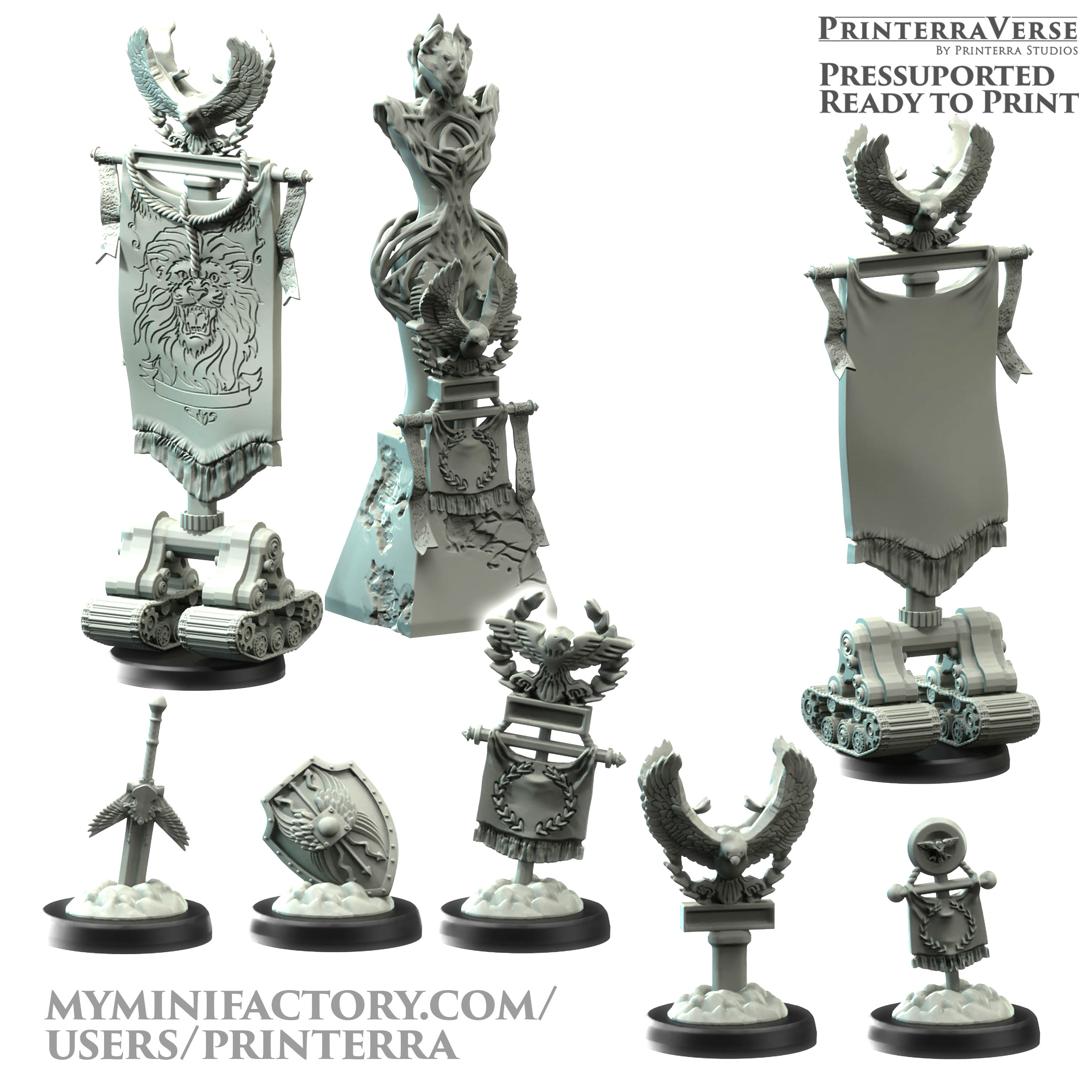 040 ROMANUS Scatter Terrain and Imperial Objective