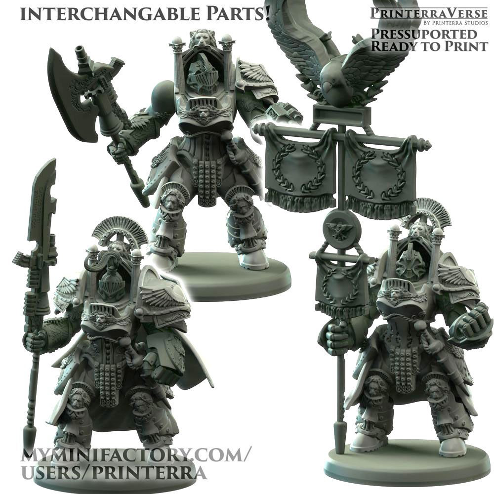041 ROMANUS Golden Guard Termiatus Battle Suit