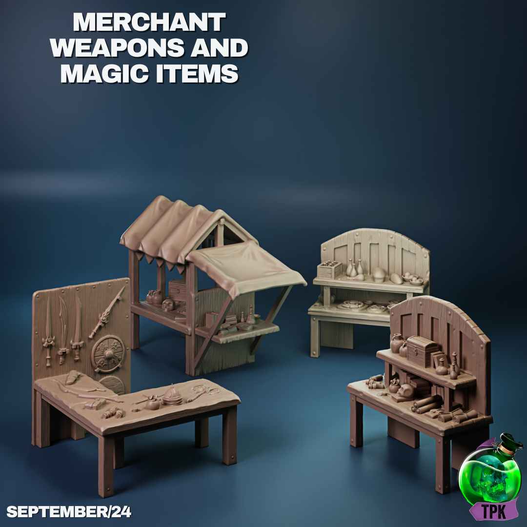 Merchant Weapons and Magic Items
